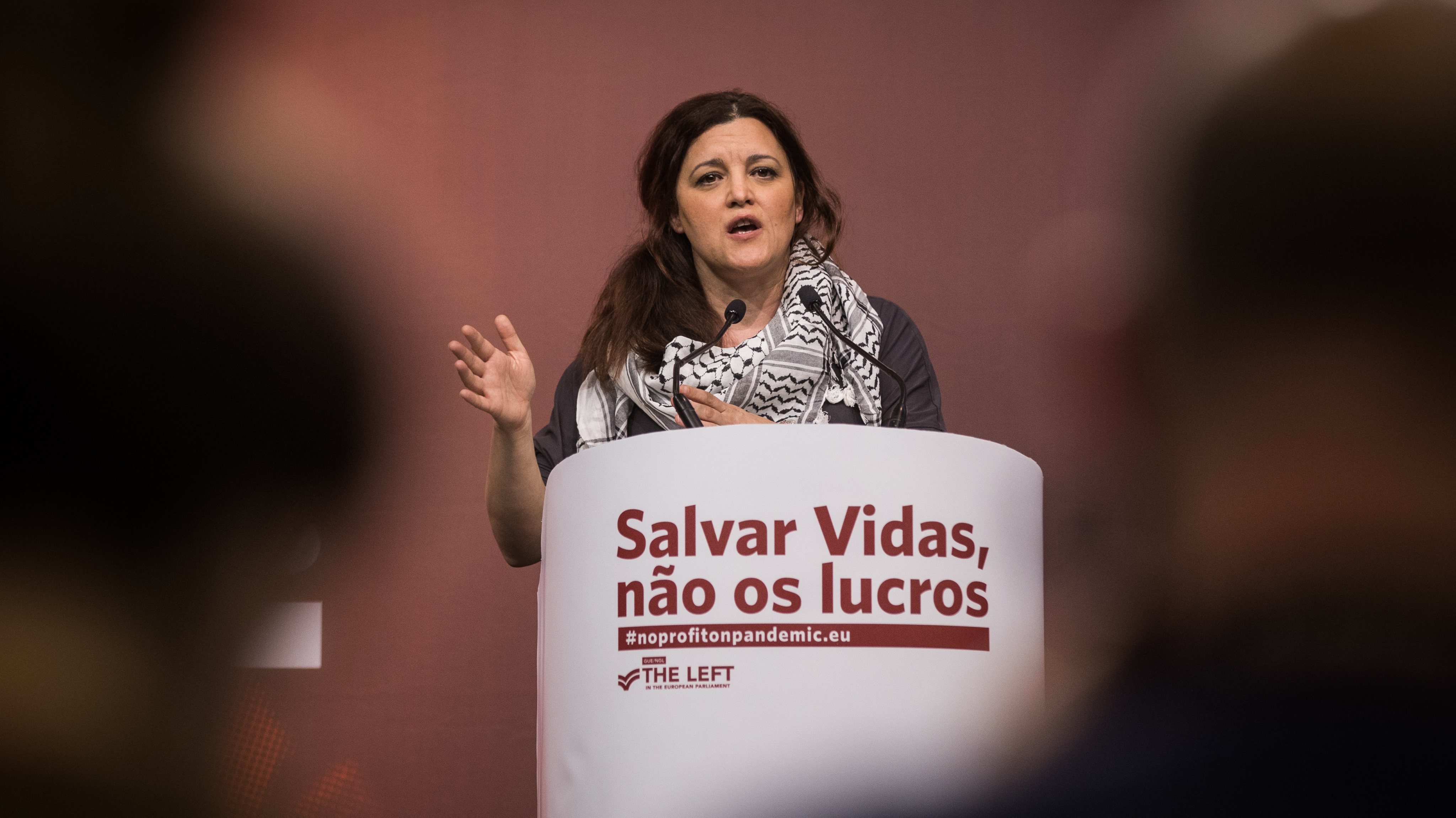 Marisa Matias foi a cabeça de cartaz que encerrou uma noite de ensaio para a convenção bloquista