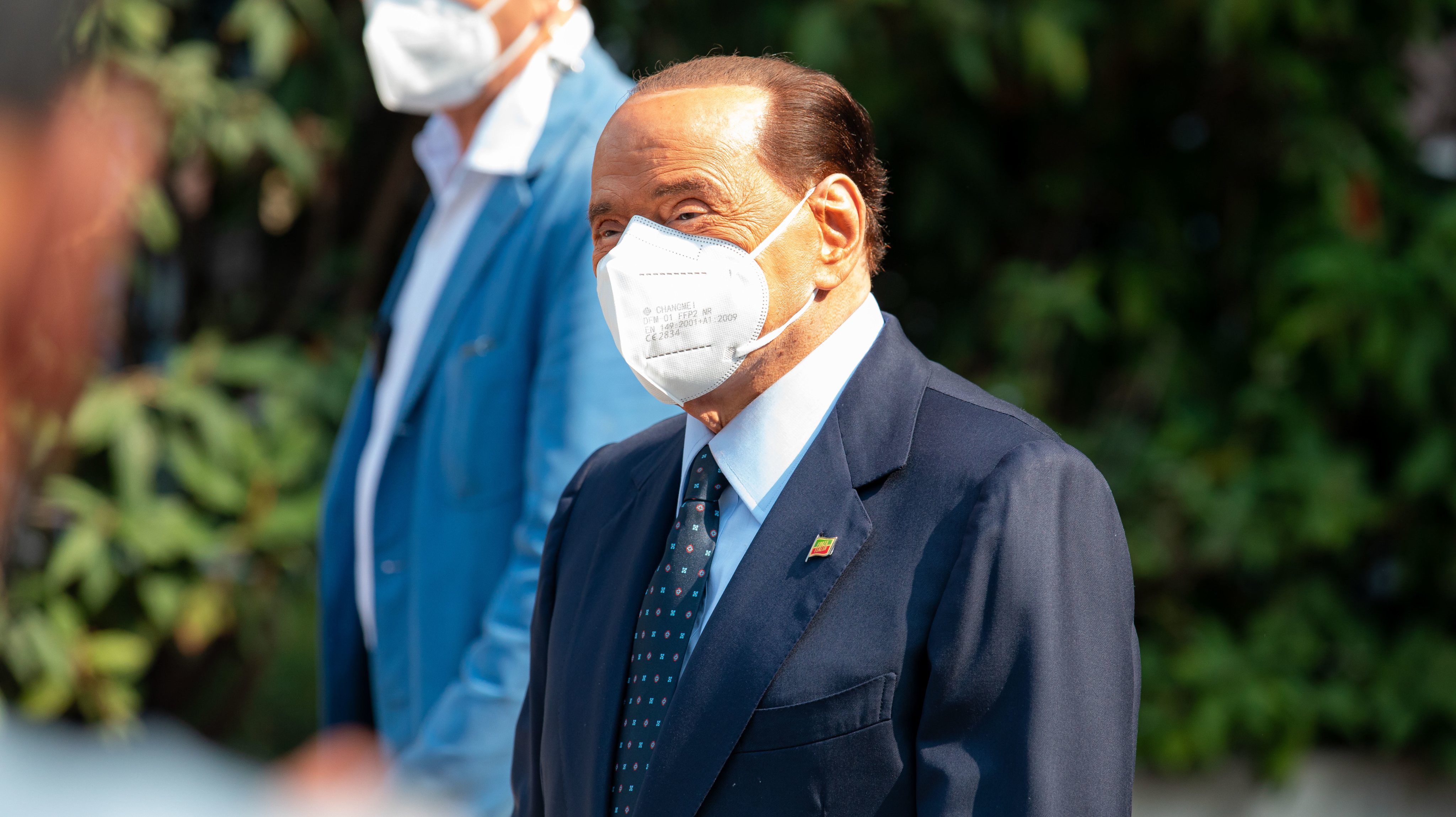 Silvio Berlusconi Press Conference After Hospital Discharge