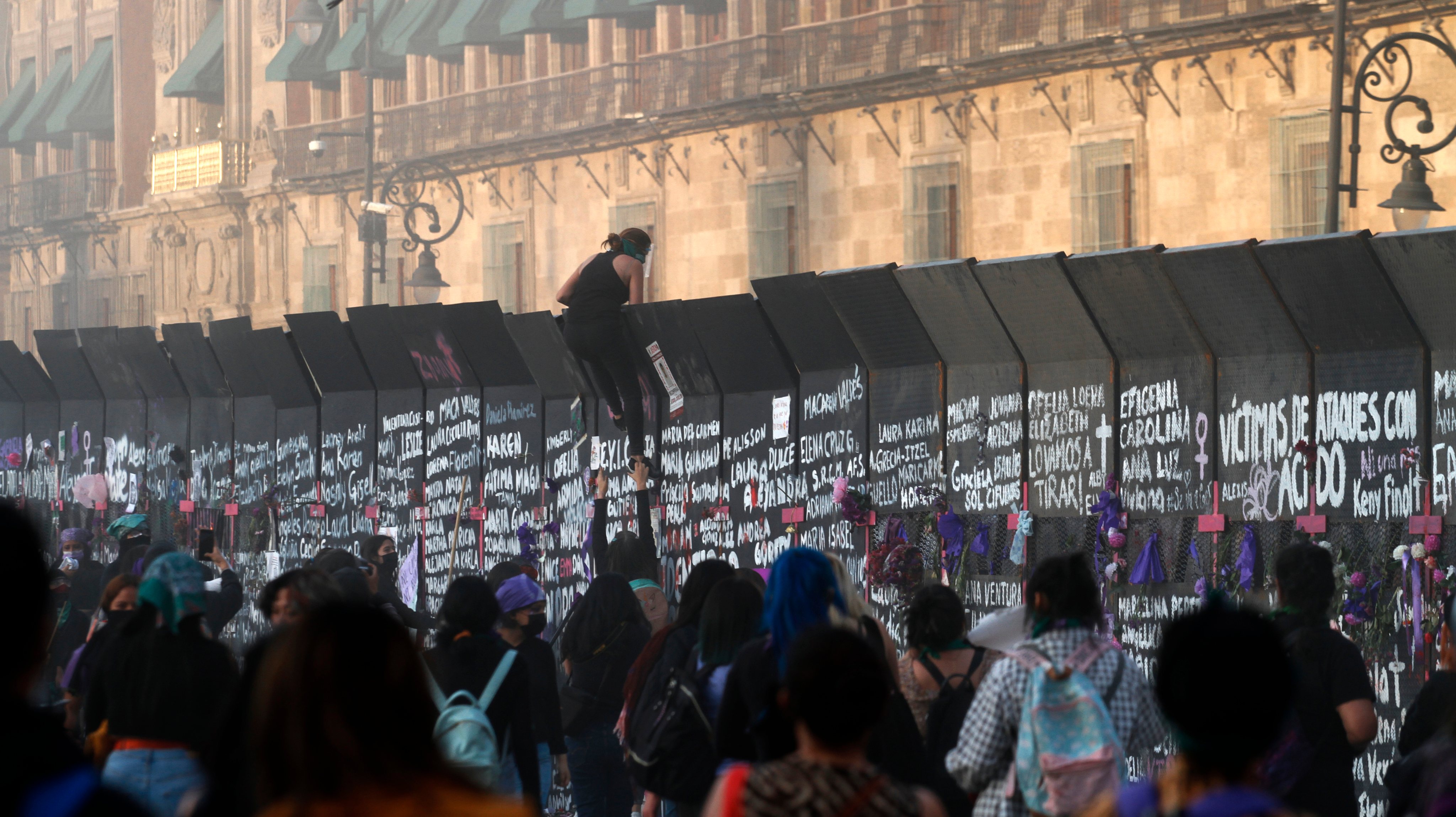 Women Protest Against Gender-Based Violence In Mexico