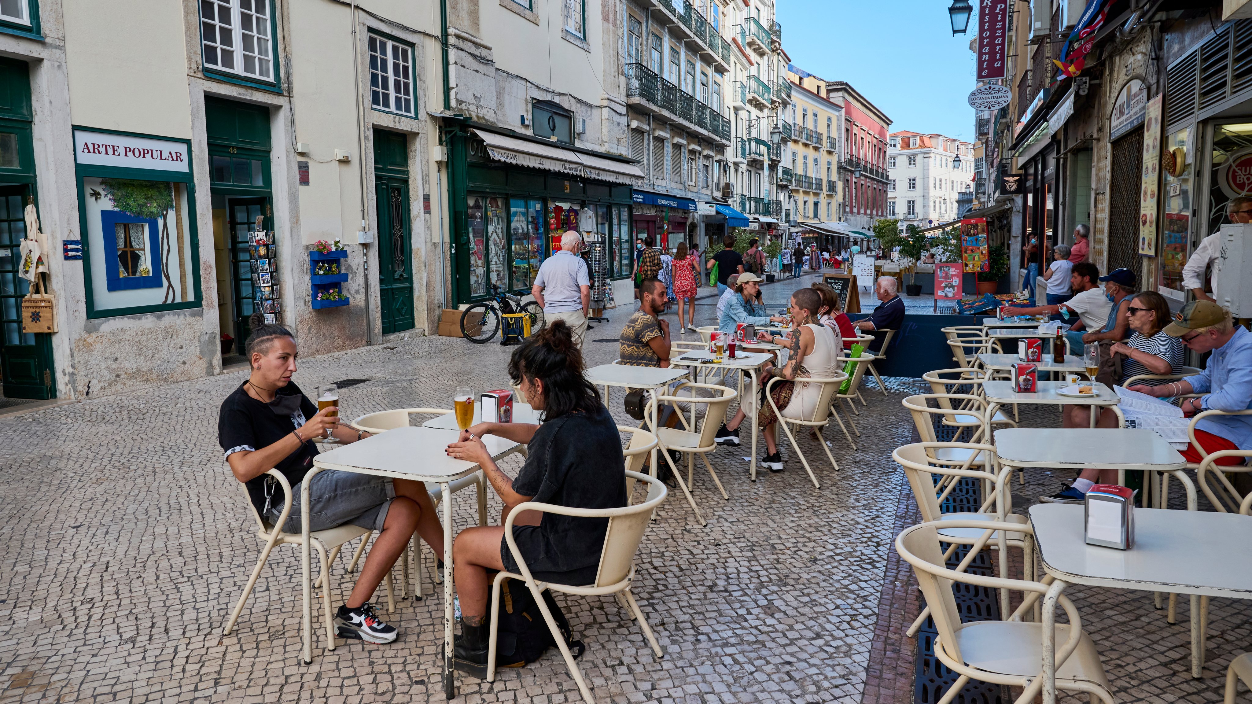 Lisbon Tourism Picks Up As COVID-19 Vaccination Continue