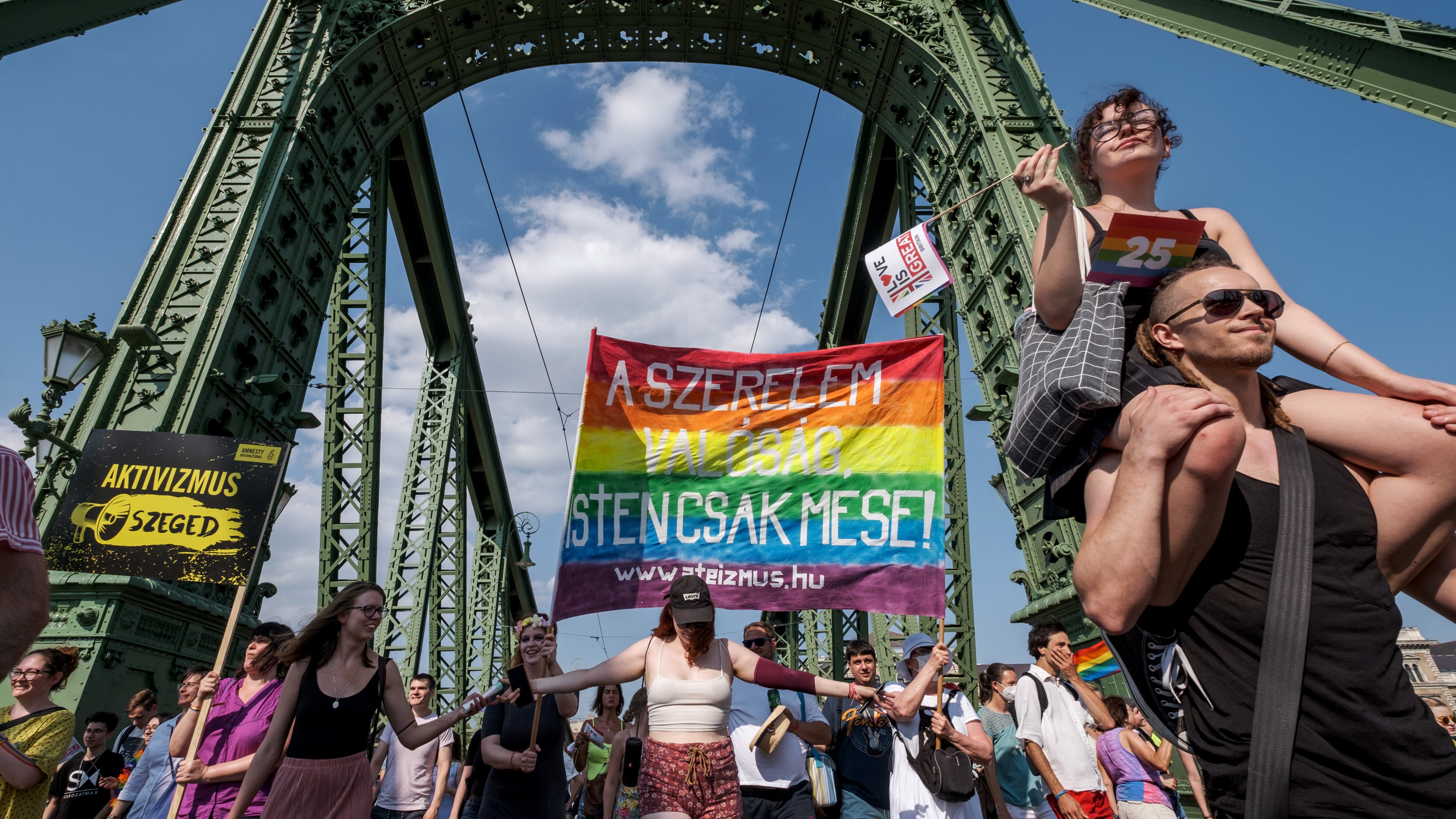 Budapest Pride March Takes Place Against A Backdrop Of The Hungarian Government&#039;s Anti-LGBT Campaign