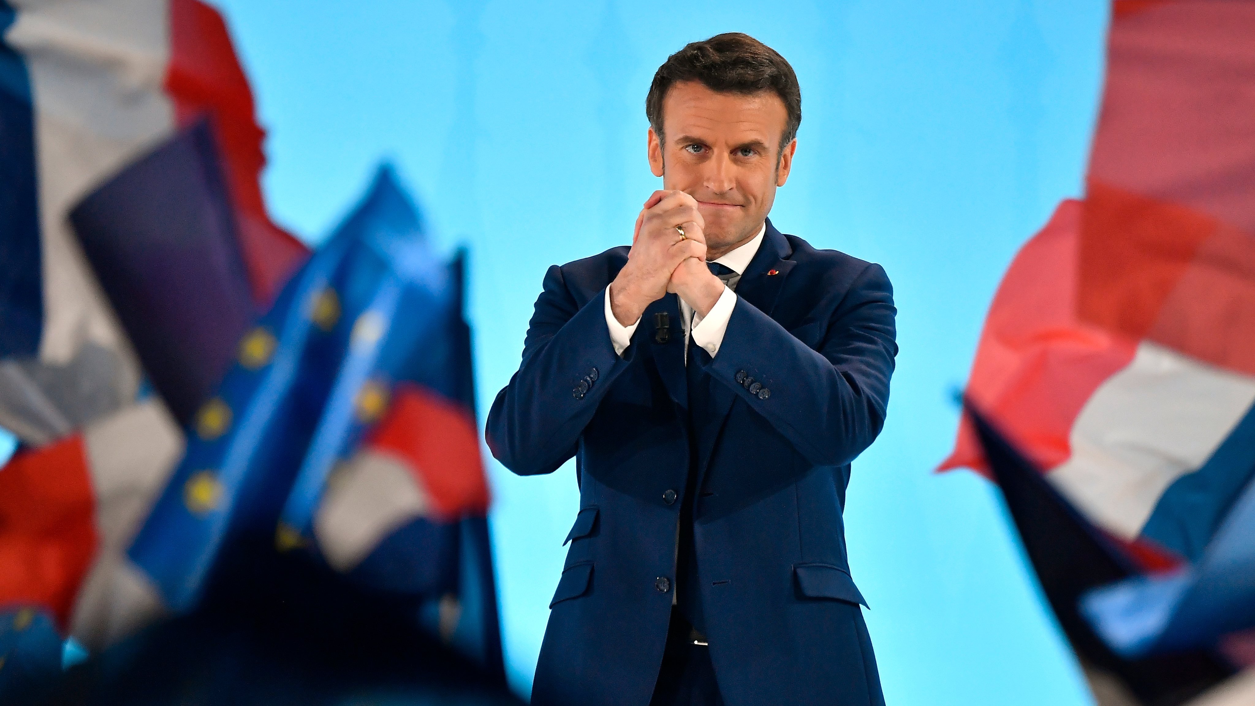 Election Night With Emmanuel Macron&#039;s En Marche Party During France&#039;s 2022 Presidential Race
