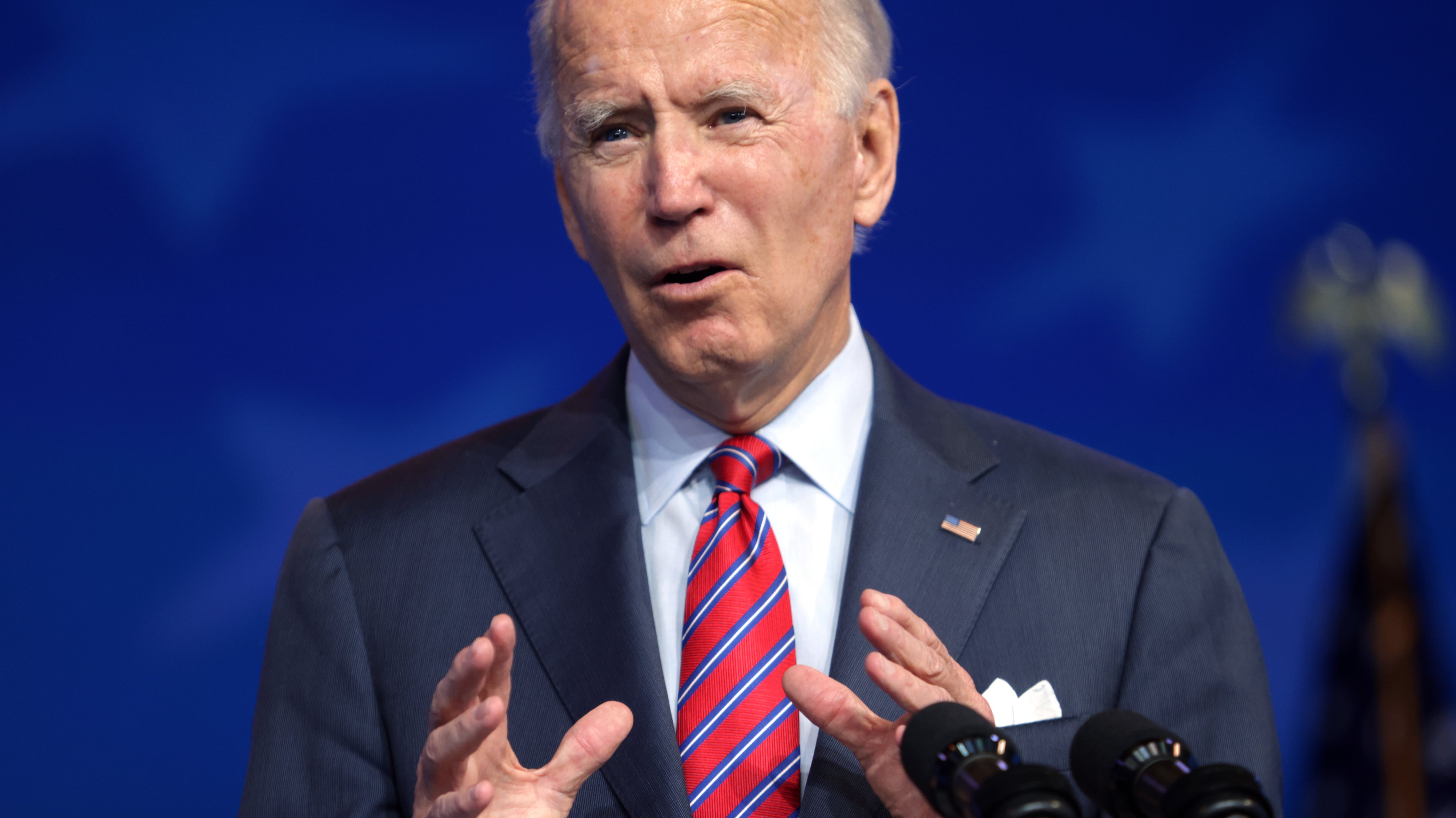 President-Elect Biden Delivers Remarks On Final Jobs Report Of 2020