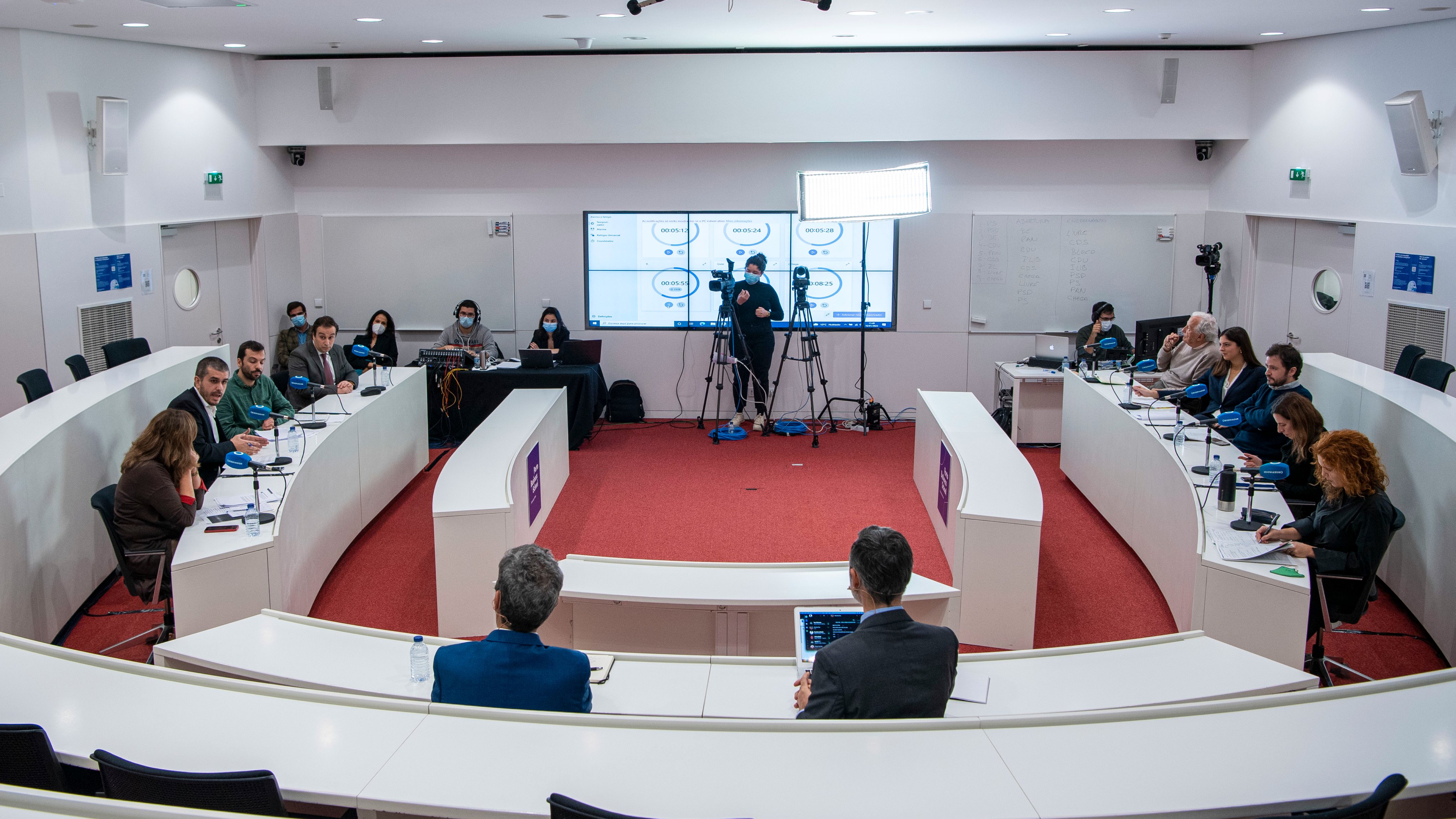 PORTO, PORTUGAL - JANEIRO 10: Debate para as Eleições Legislativas com os representantes dos partidos do distrito do Porto na Porto Business School. Foto: OCTAVIO PASSOS/OBSERVADOR