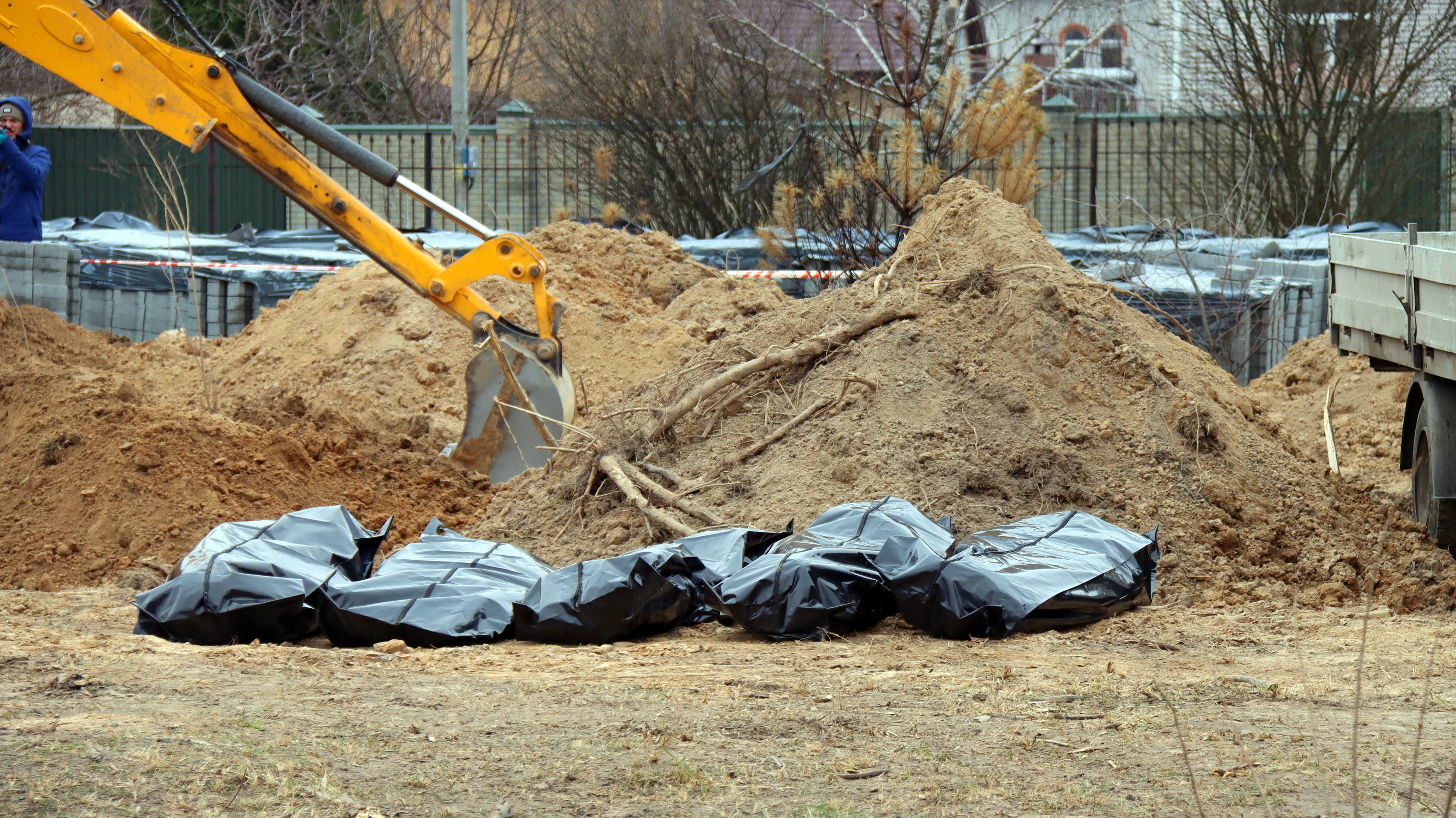 Exhumation of Mass Graves, Bucha
