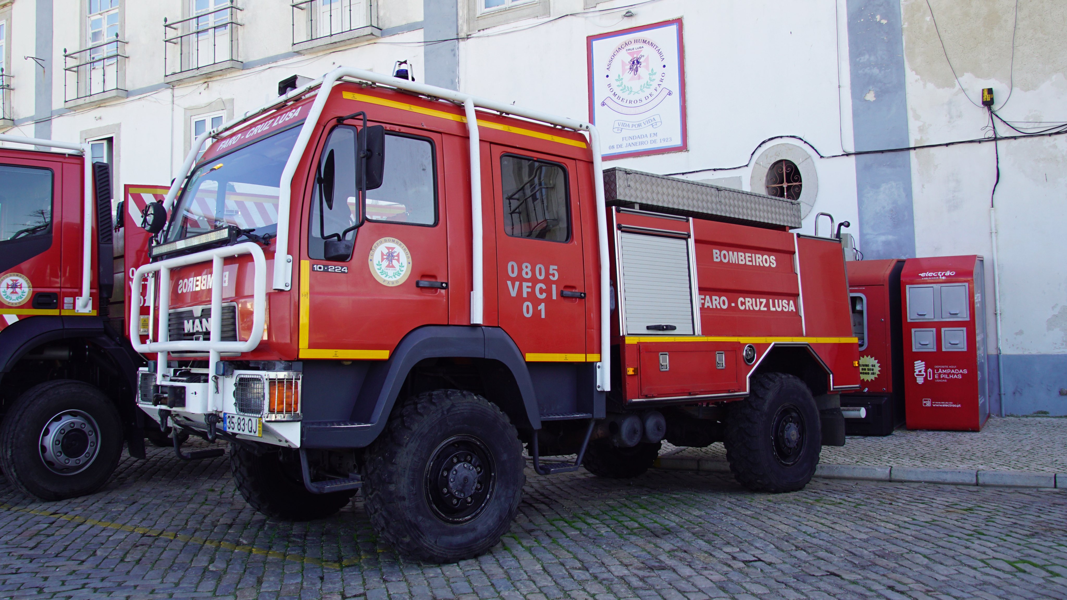 Portuguese MAN fire truck.