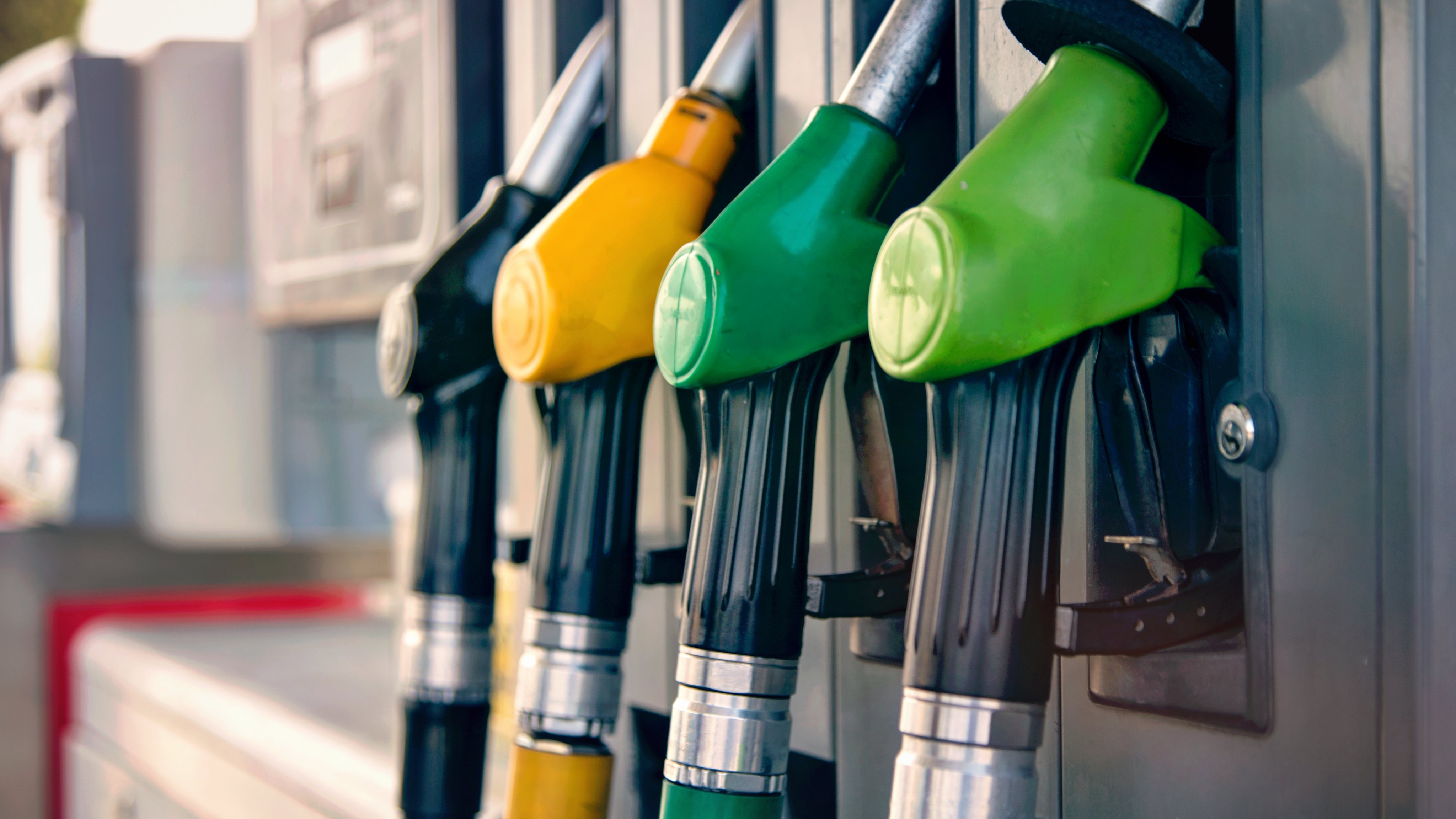 Color gasoline, diesel, pumps