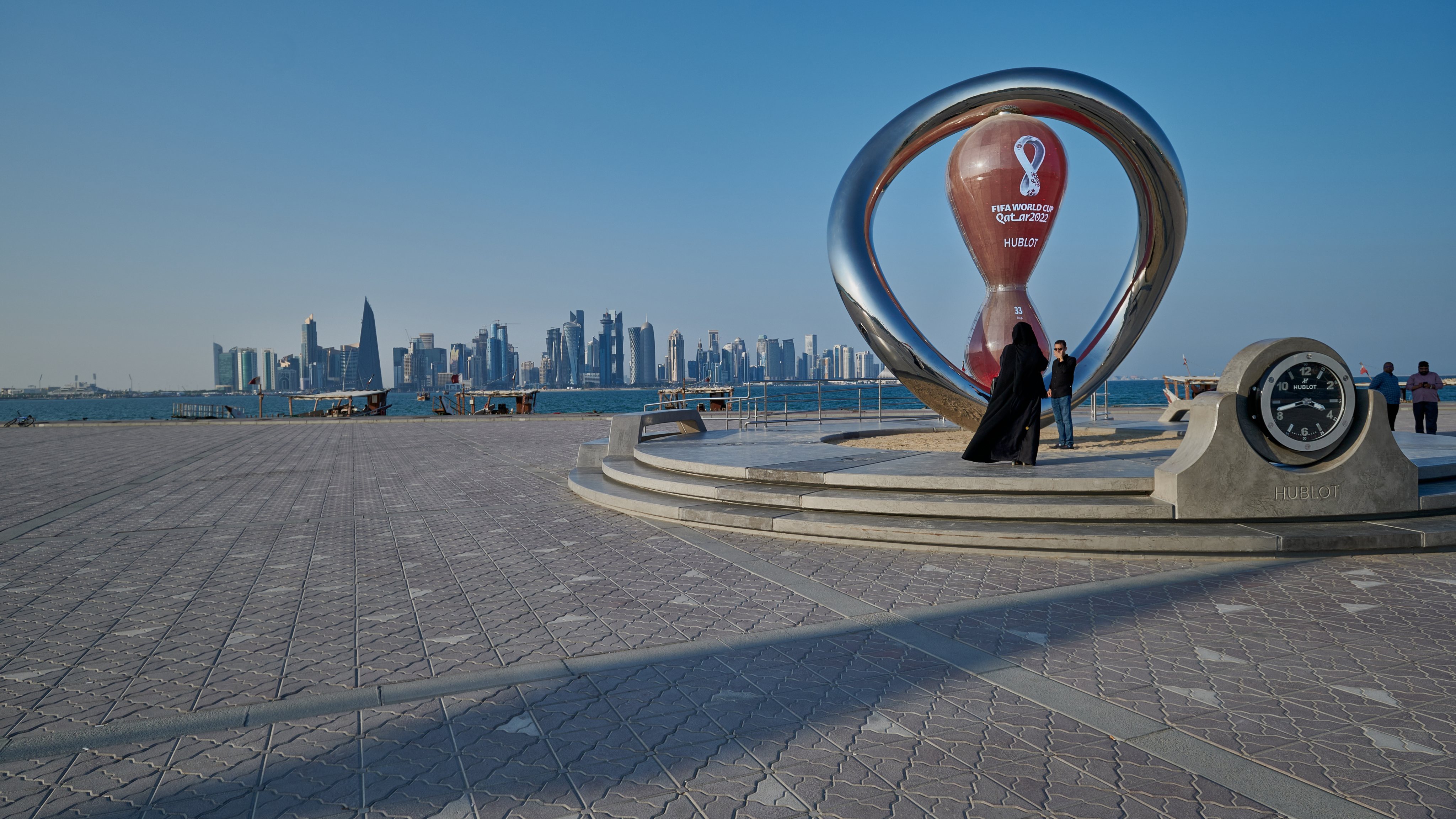 The FIFA World Cup Qatar 2022 Official Countdown Clock