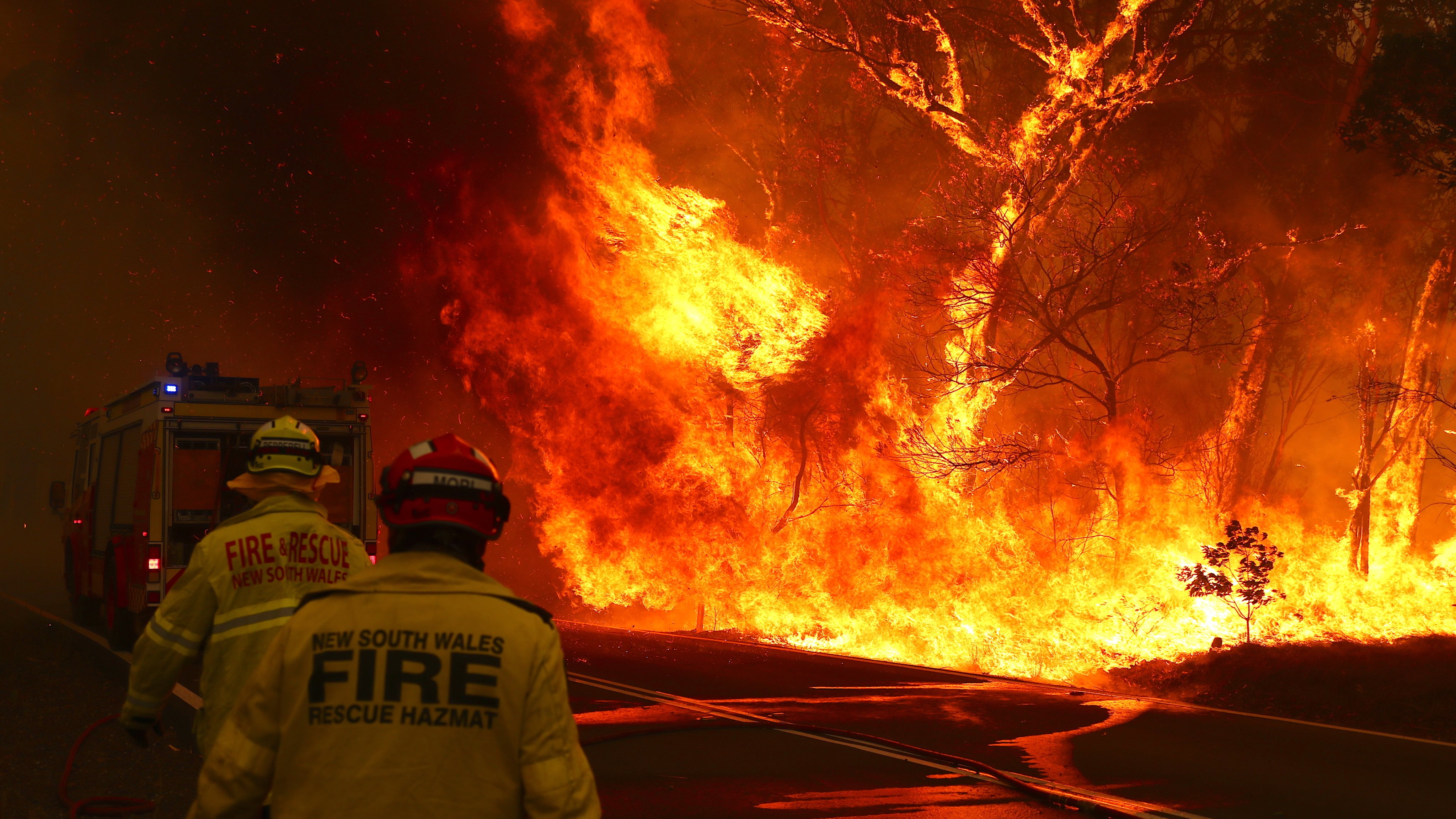 Enormes incêndios florestais atingiram a Austrália em 2019