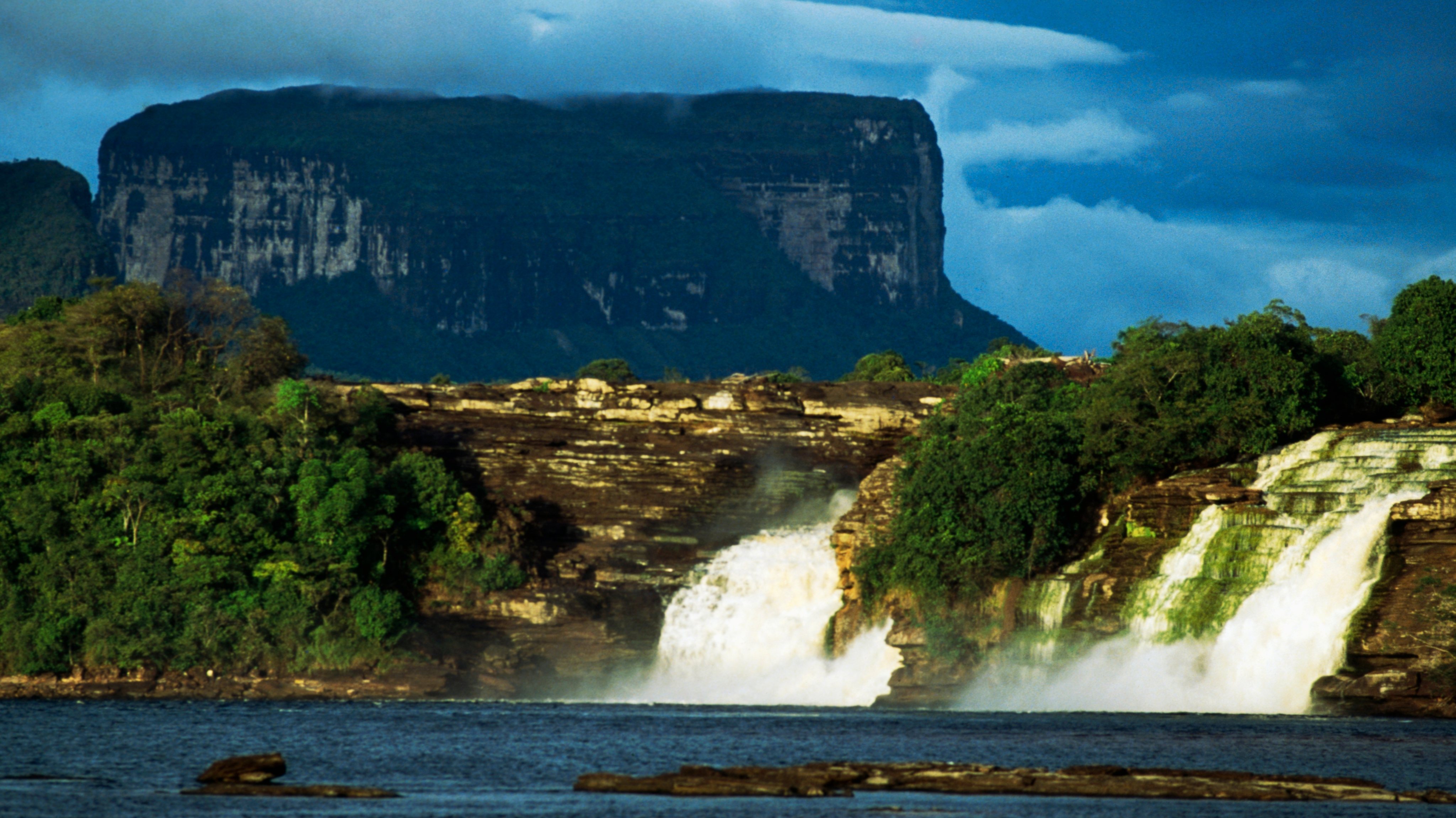 The Hacha Falls in Canaima National Park