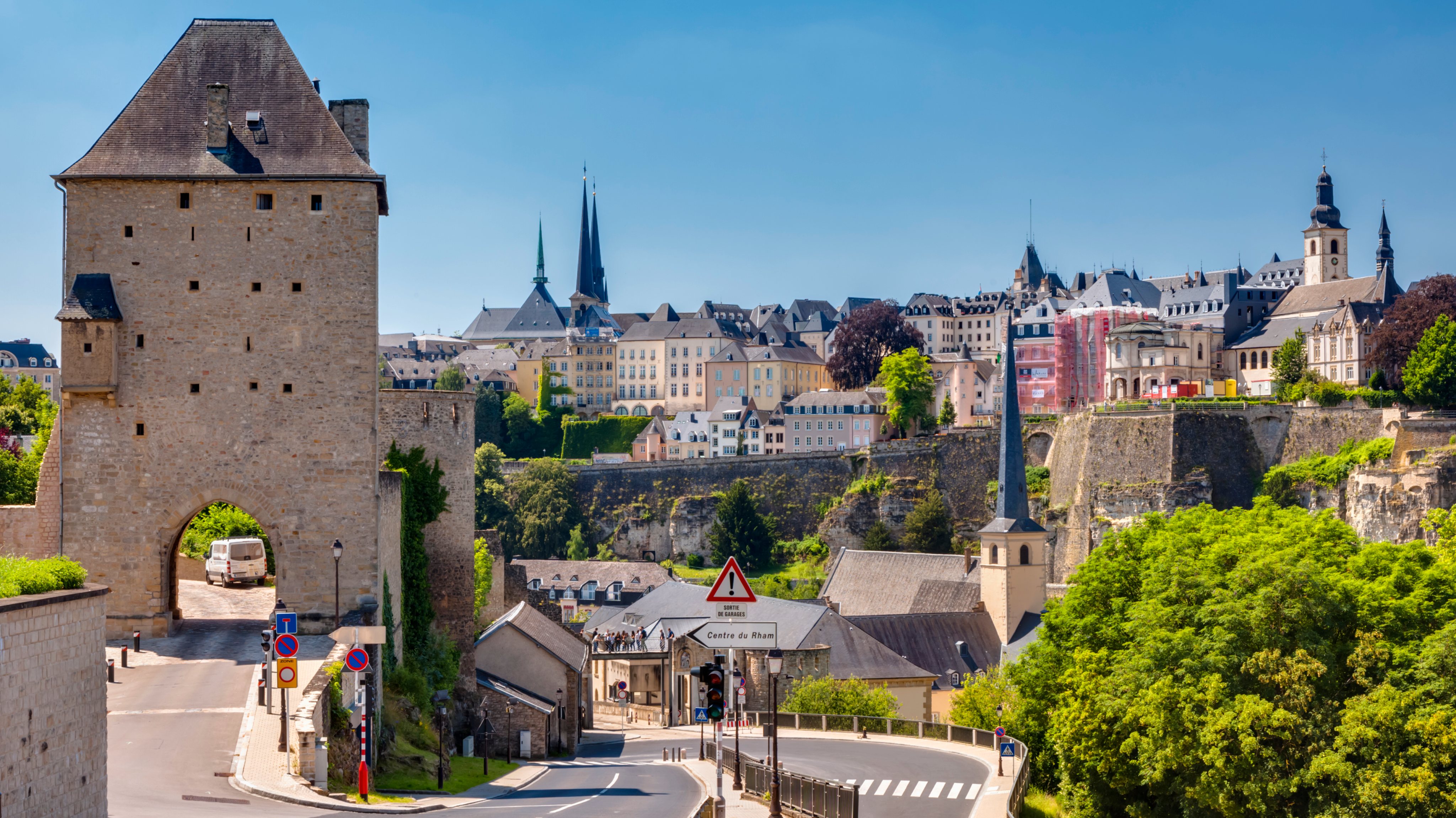Luxembourg City skyline