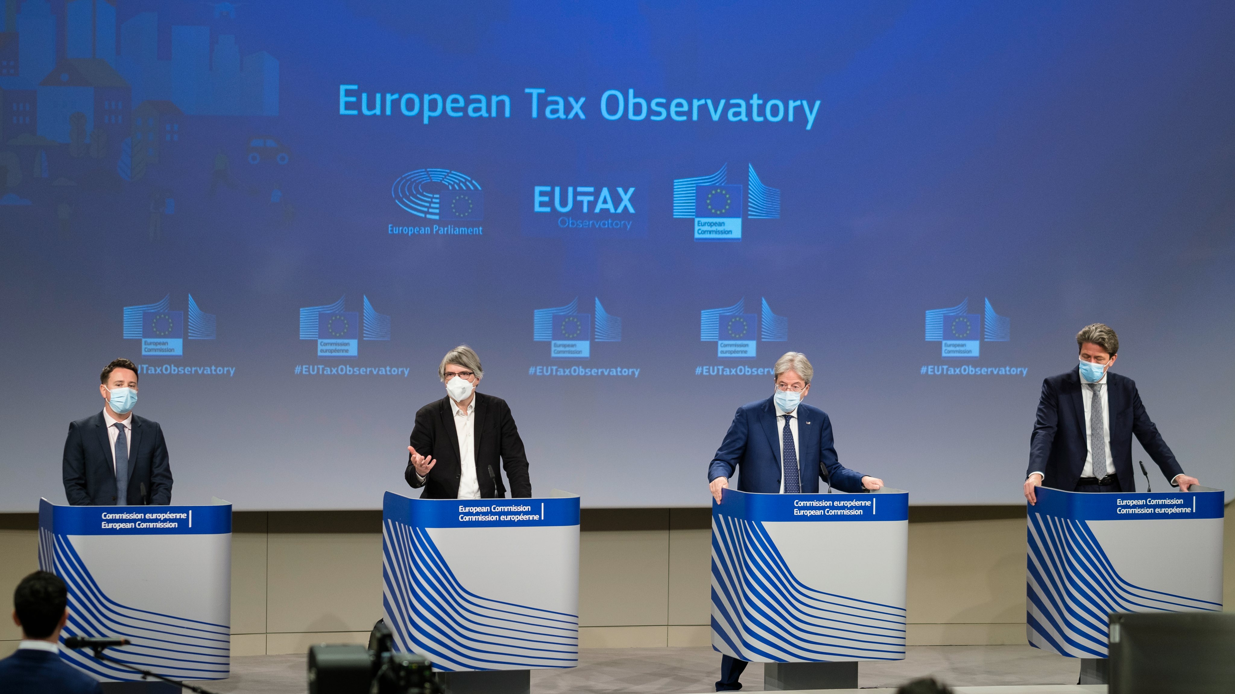 Press Conference On The Launch Of The European Tax Observatory