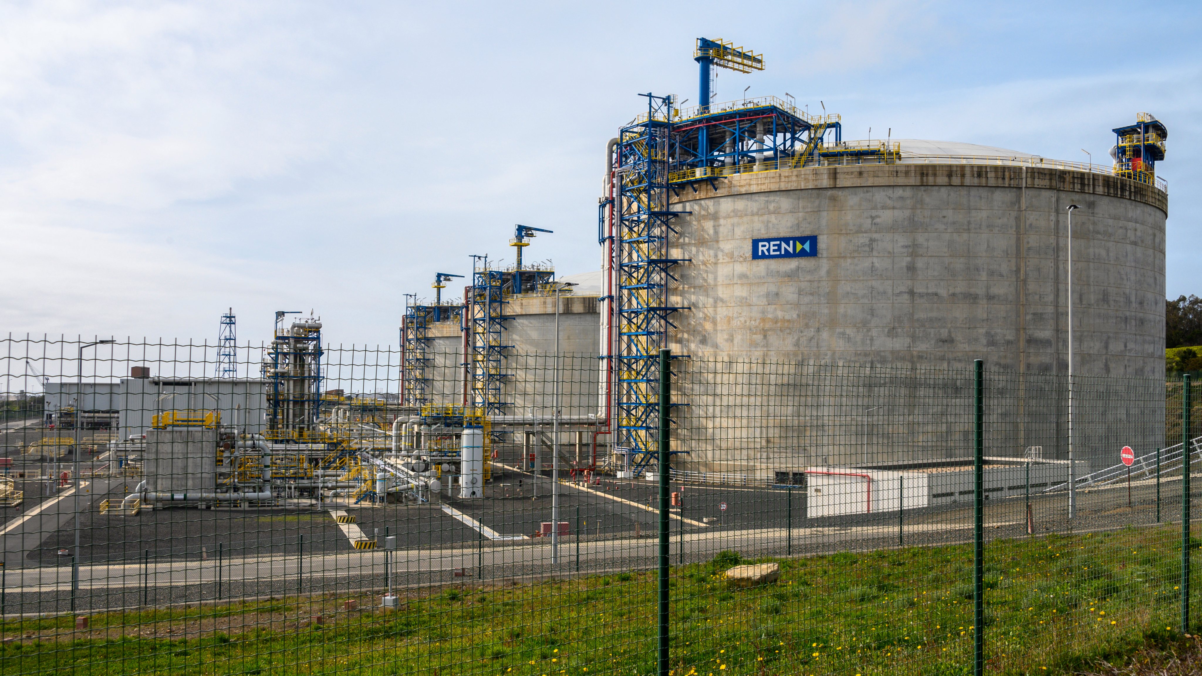 REN Liquified Natural Gas terminal in the Port of Sines, Portugal