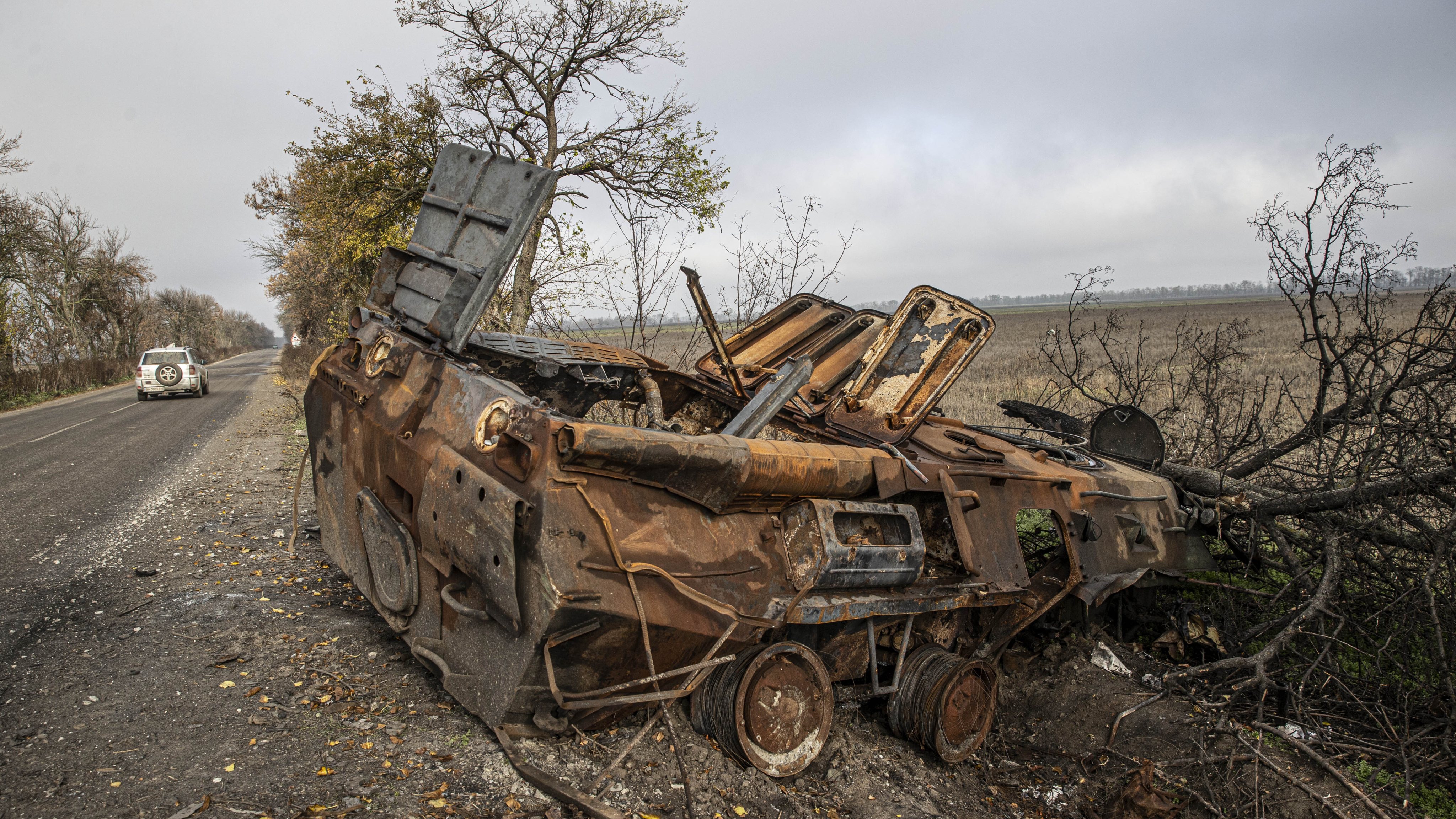 Recently recaptured villages of Kherson Oblast, Ukraine