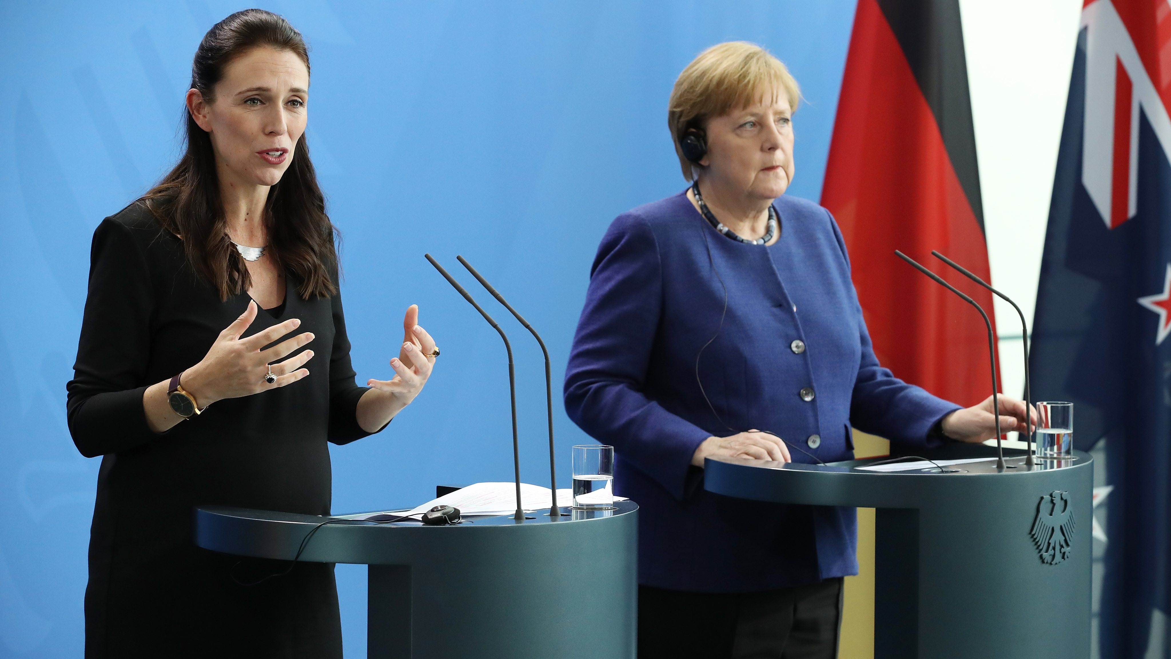 New Zealand Prime Minister Ardern Visits Berlin
