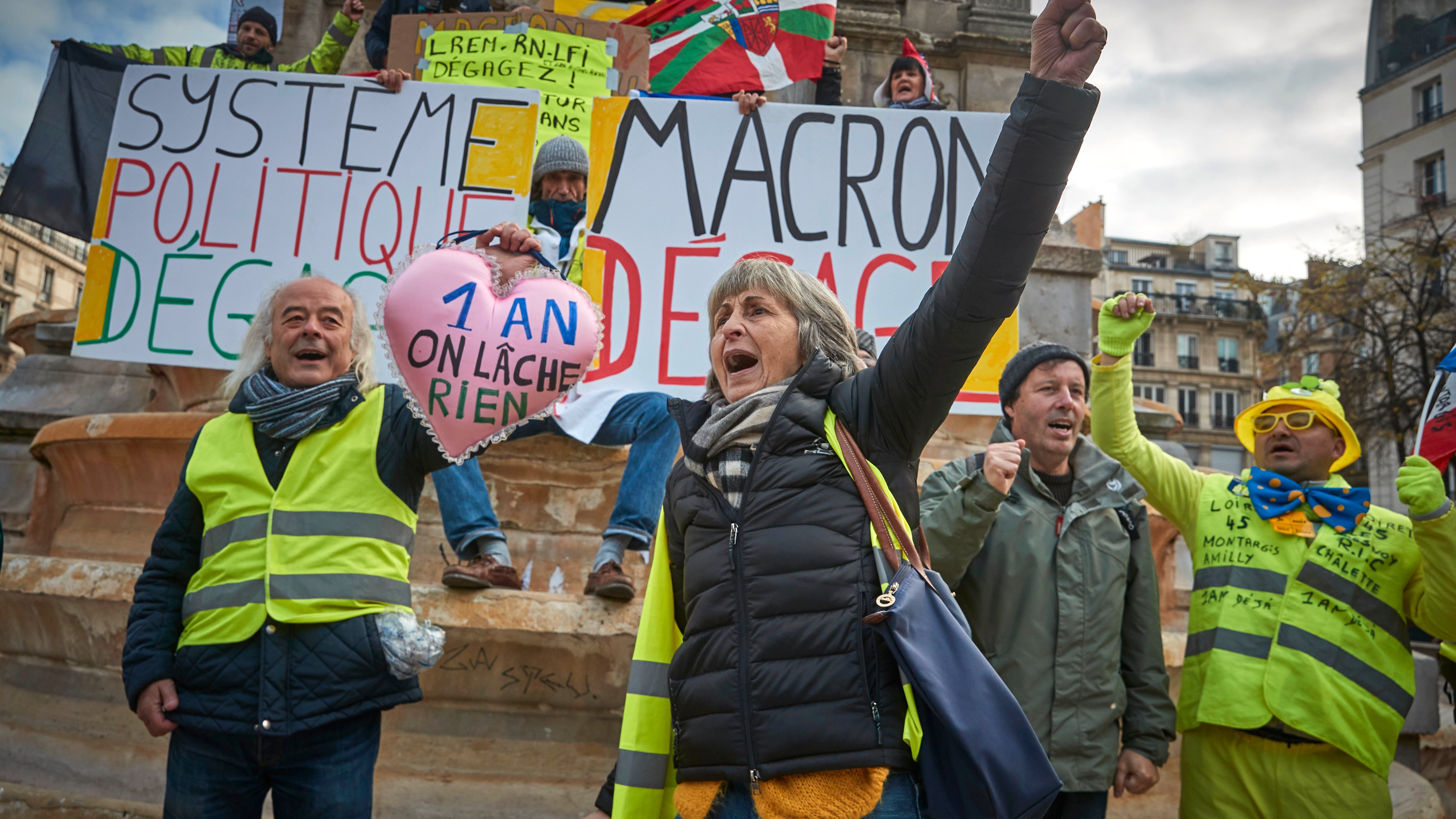 First Anniversary Of The First Act Of The Gilet Jaune