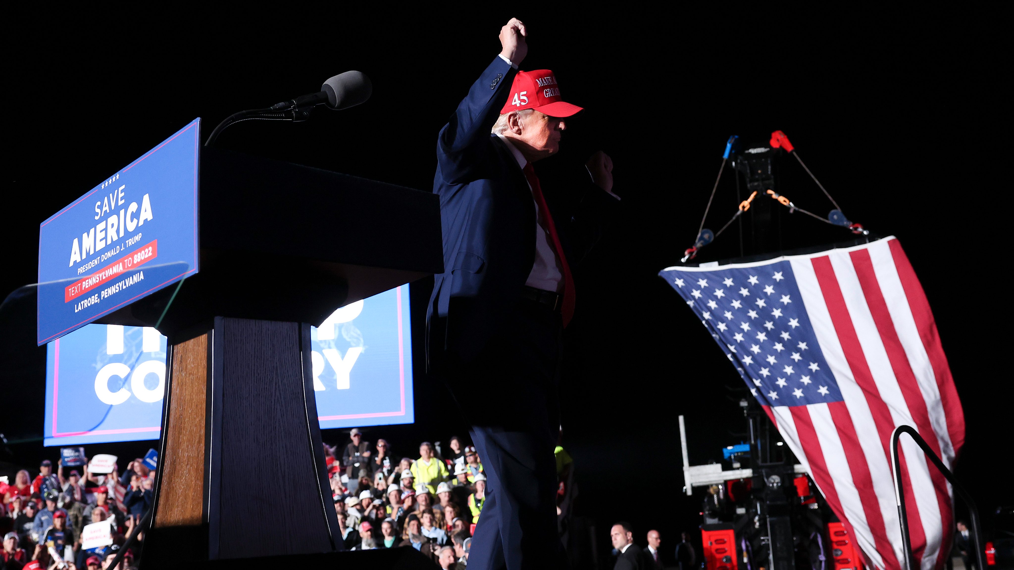 Former President Trump Holds Rally In Pennsylvania Ahead Of Midterms