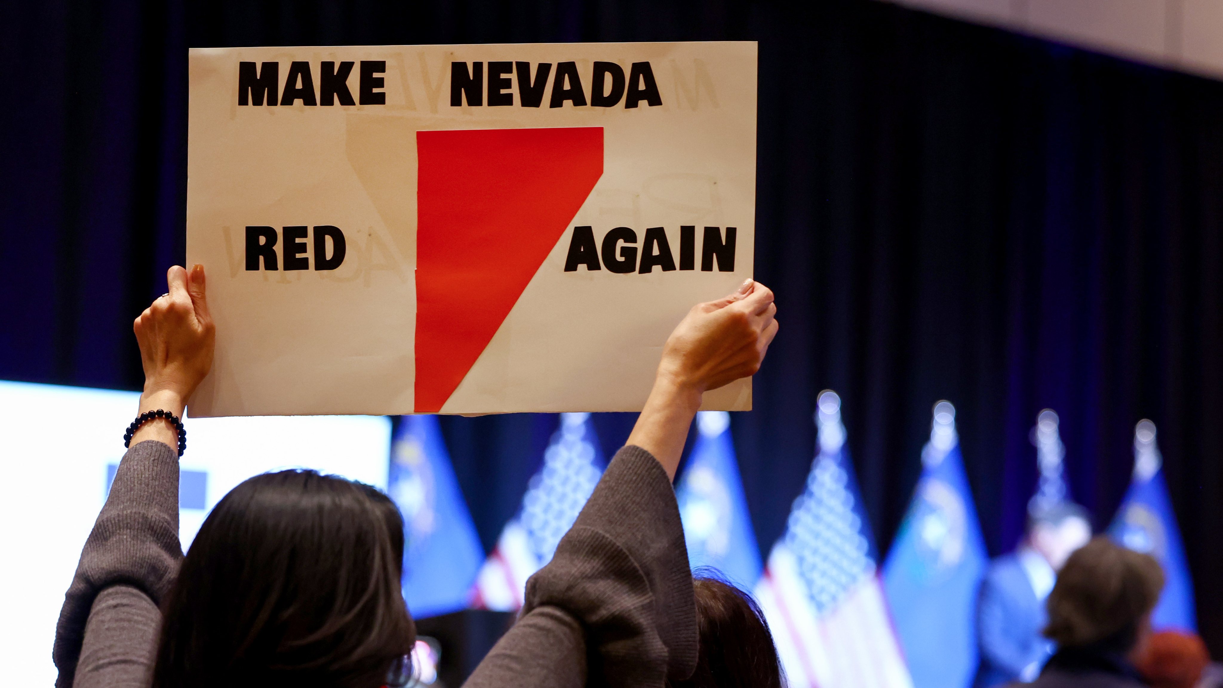 Nevada&#039;s Republican Candidates Adam Laxalt And Joe Lombardo Attend Midterm Election Night Party In Las Vegas