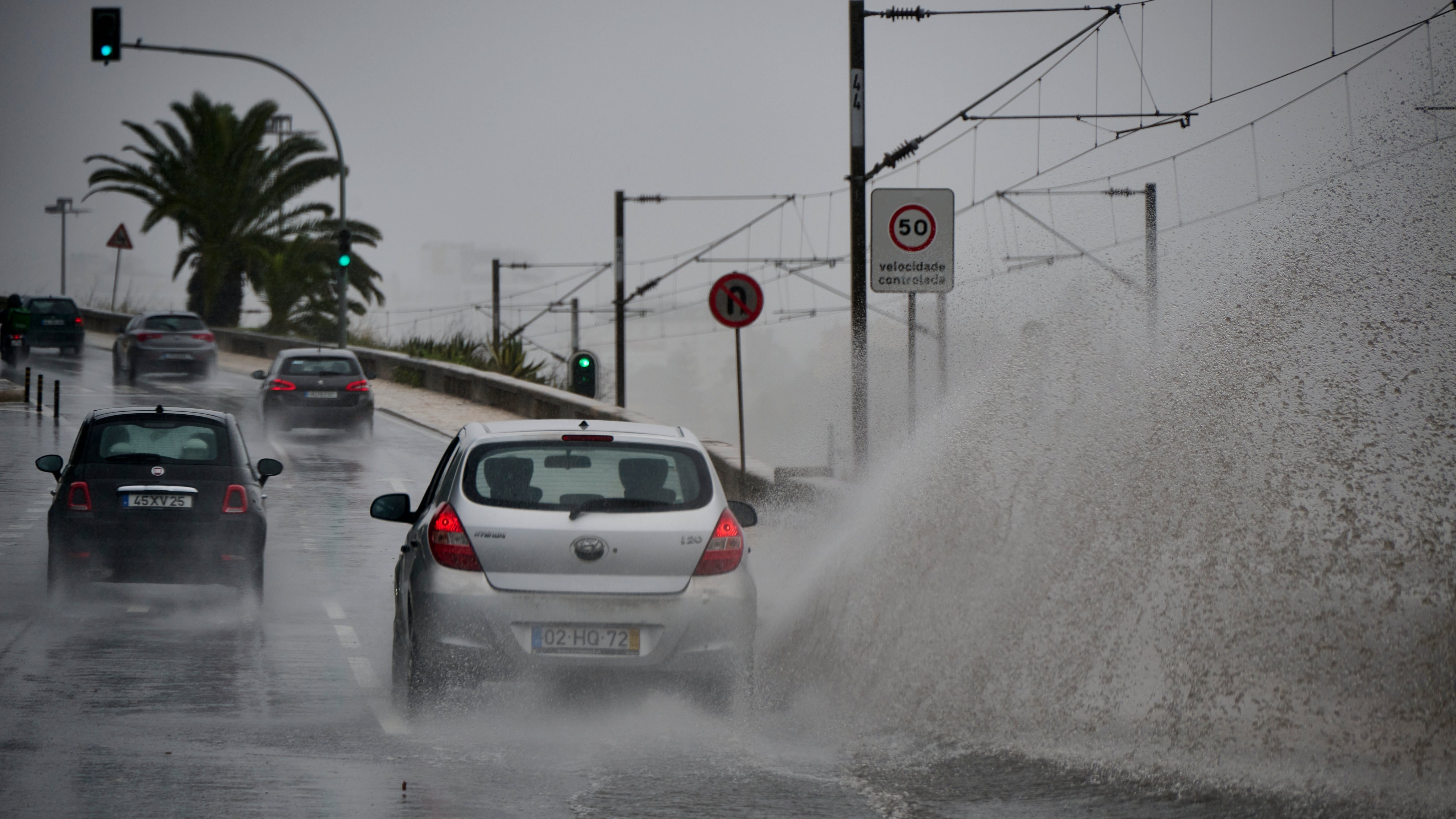 Heavy Rains Affect Lisbon Region In Portugal