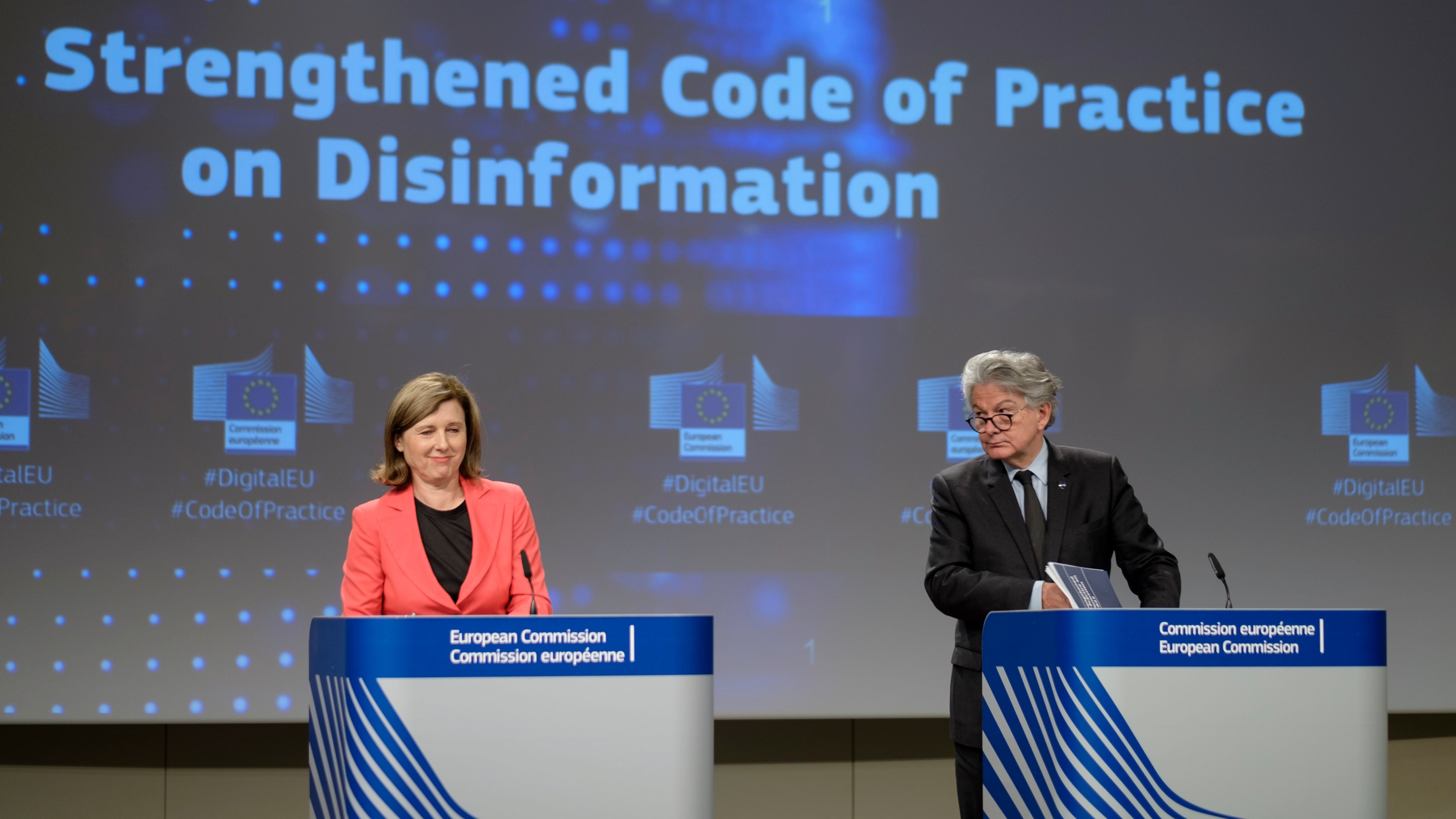 Commission Welcomes The New Stronger Code Of Practice On Disinformation