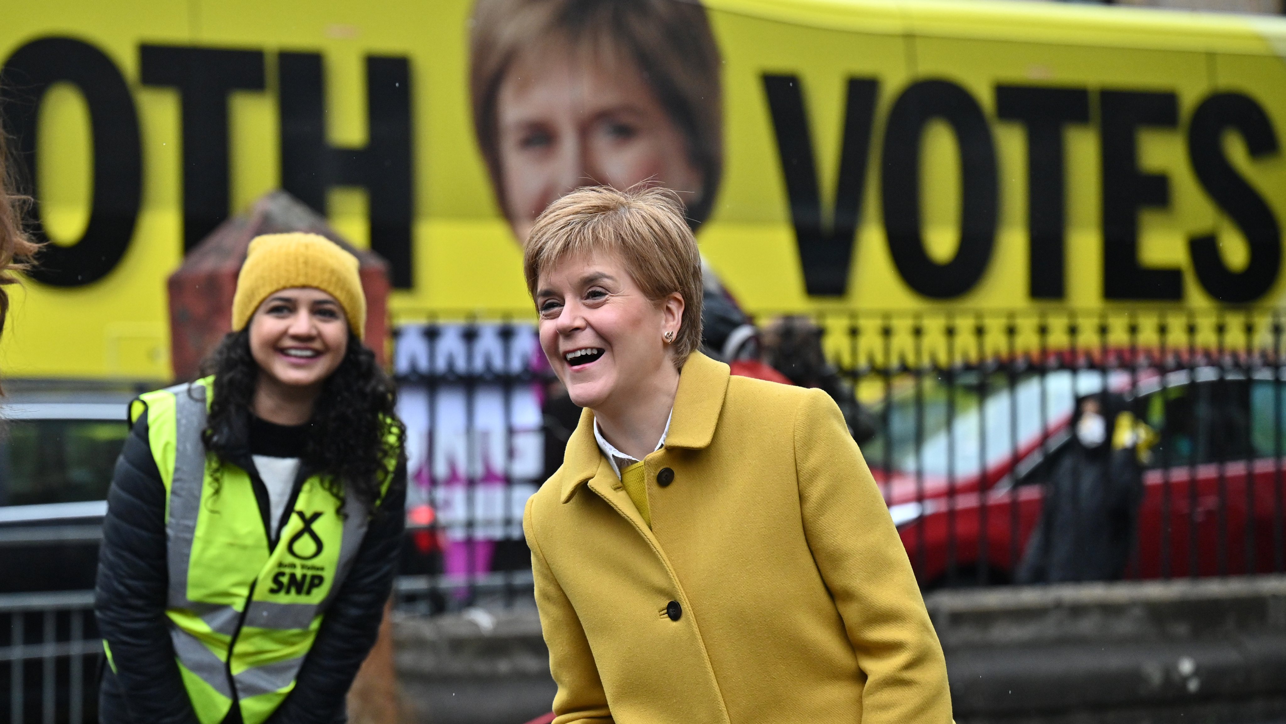 Scottish Voters Go To Polls In The 2021 Holyrood Elections