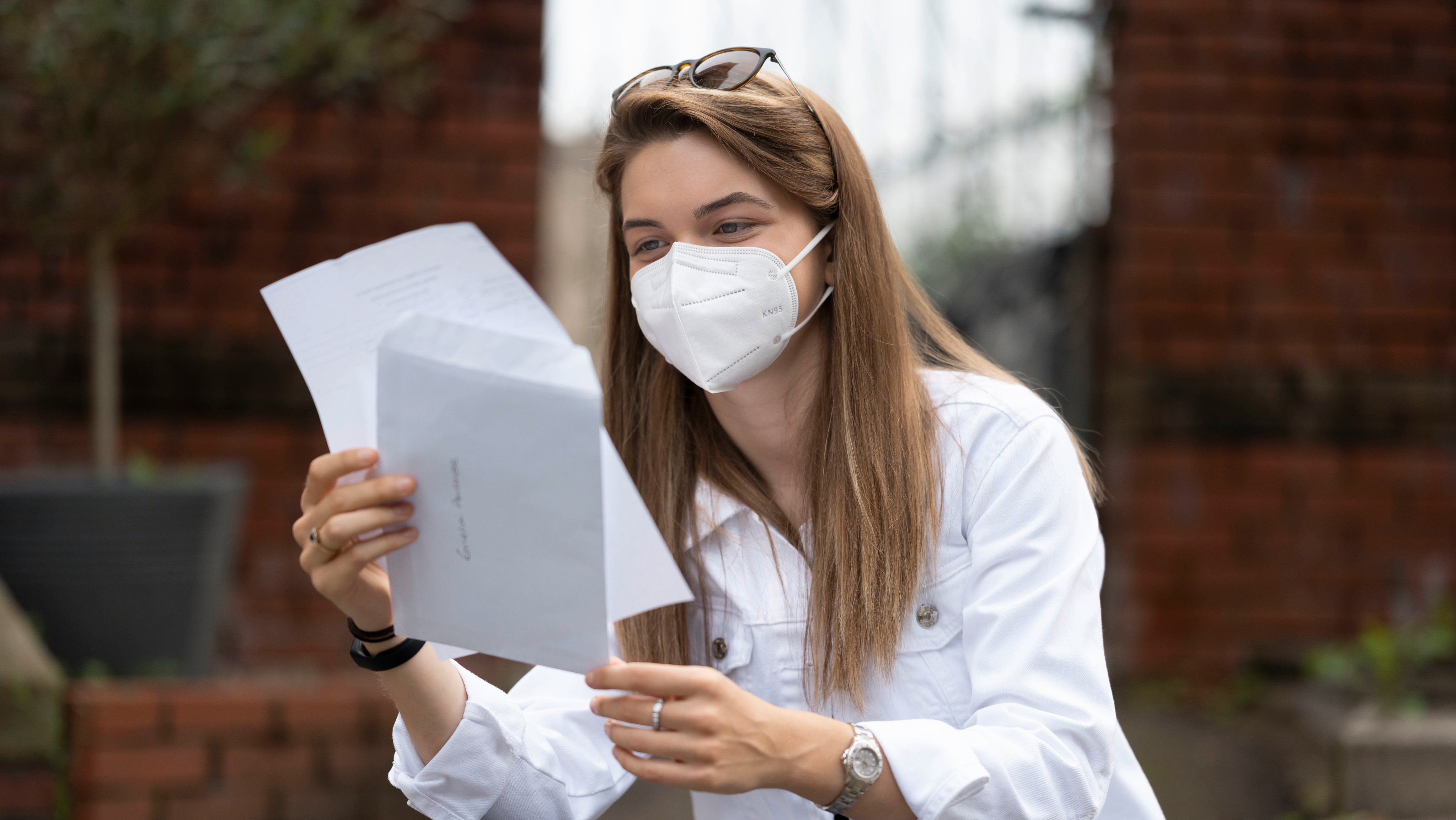 Students Receive A&#039; Level Results During Coronavirus Pandemic