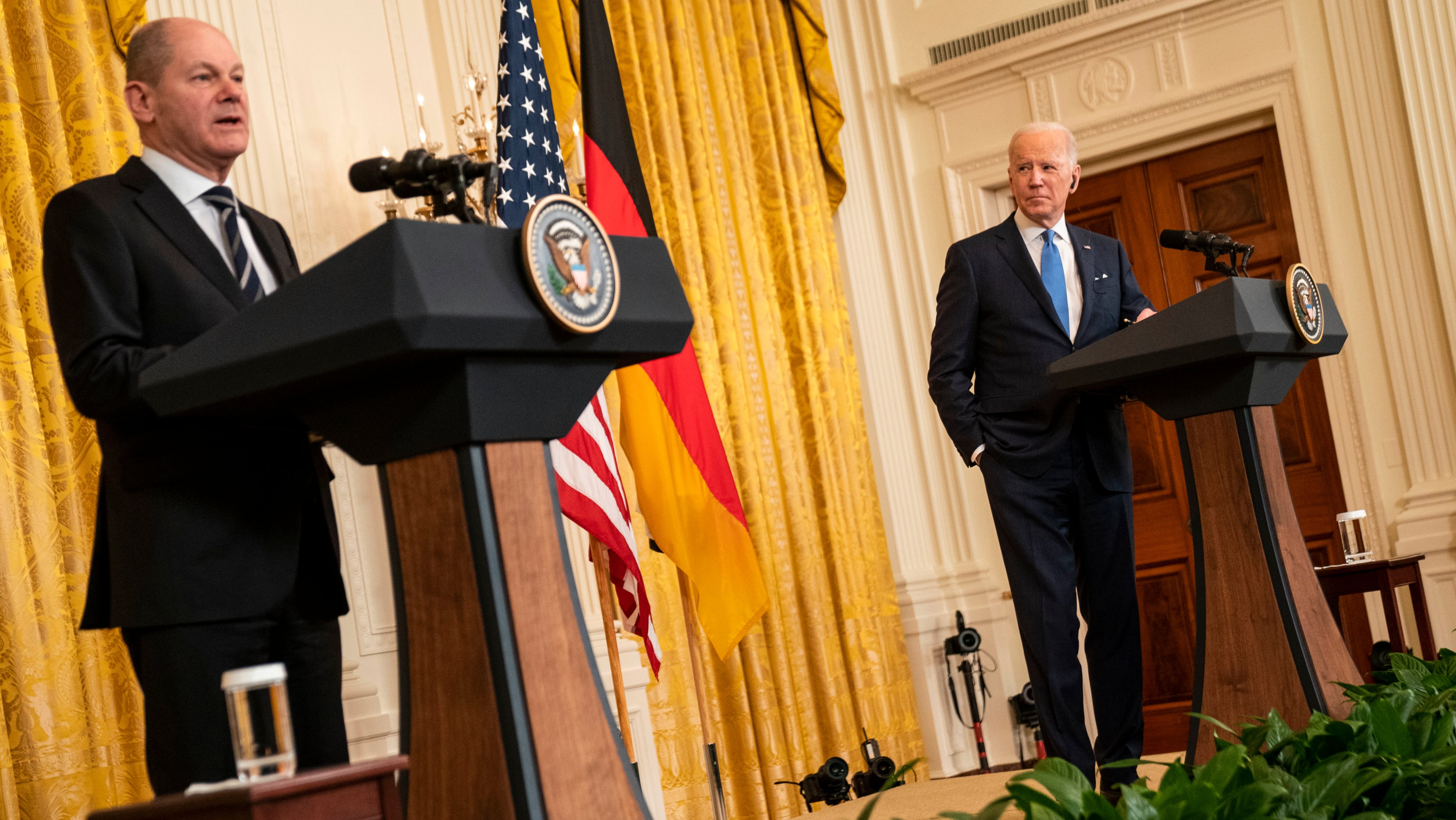 President Biden Welcomes German Chancellor Scholz to The White House