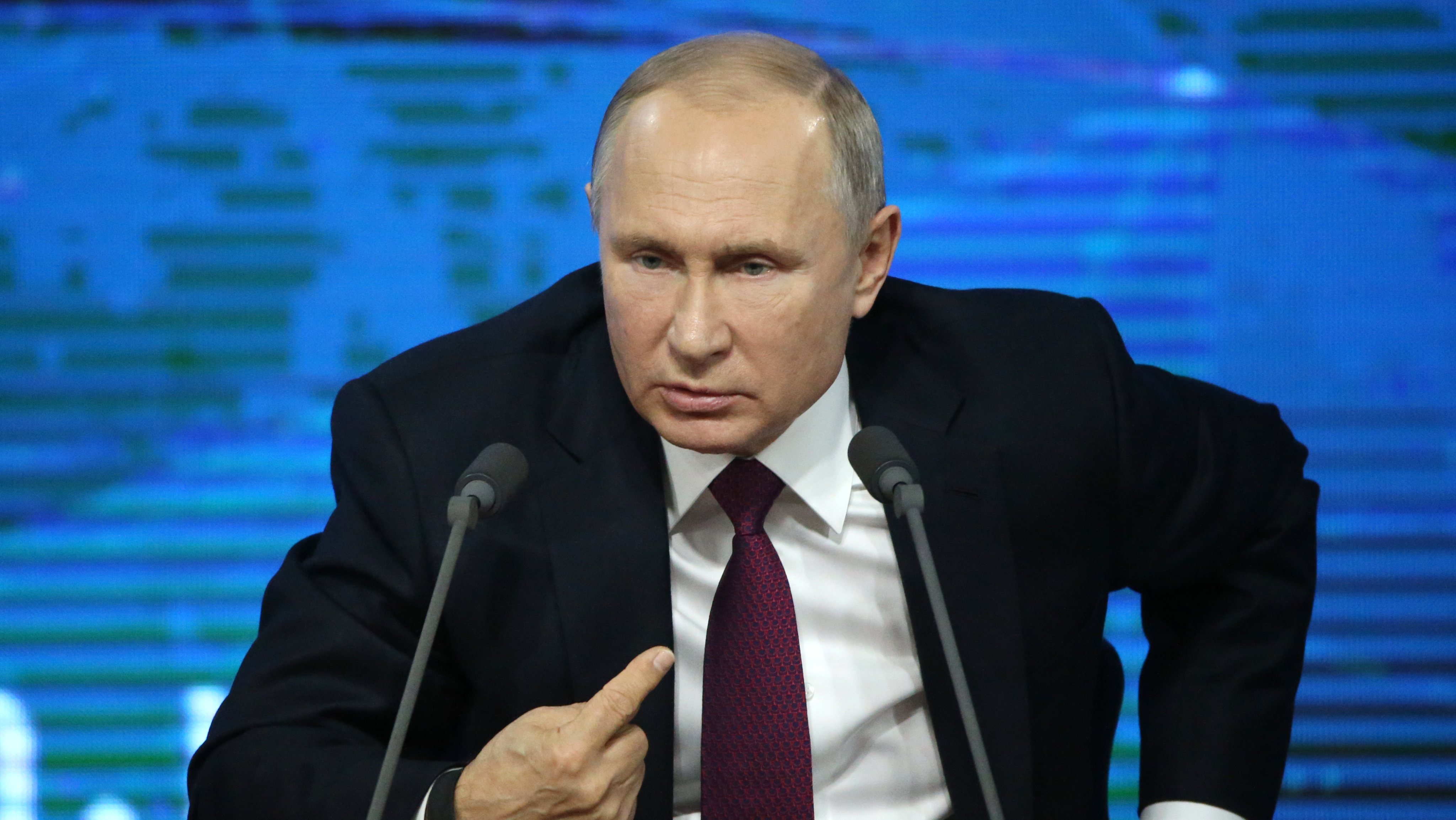 Russian President Vladimir Putin holds his Annual Press Conference in Moscow