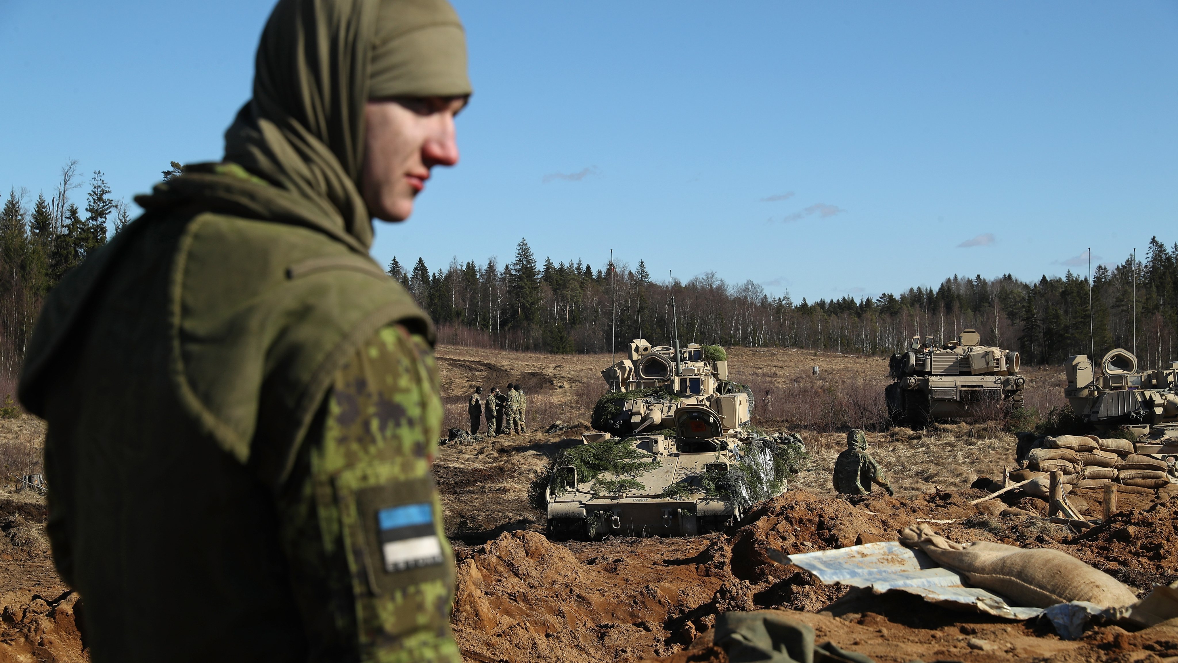 US Troops Participate In Estonia Exercises