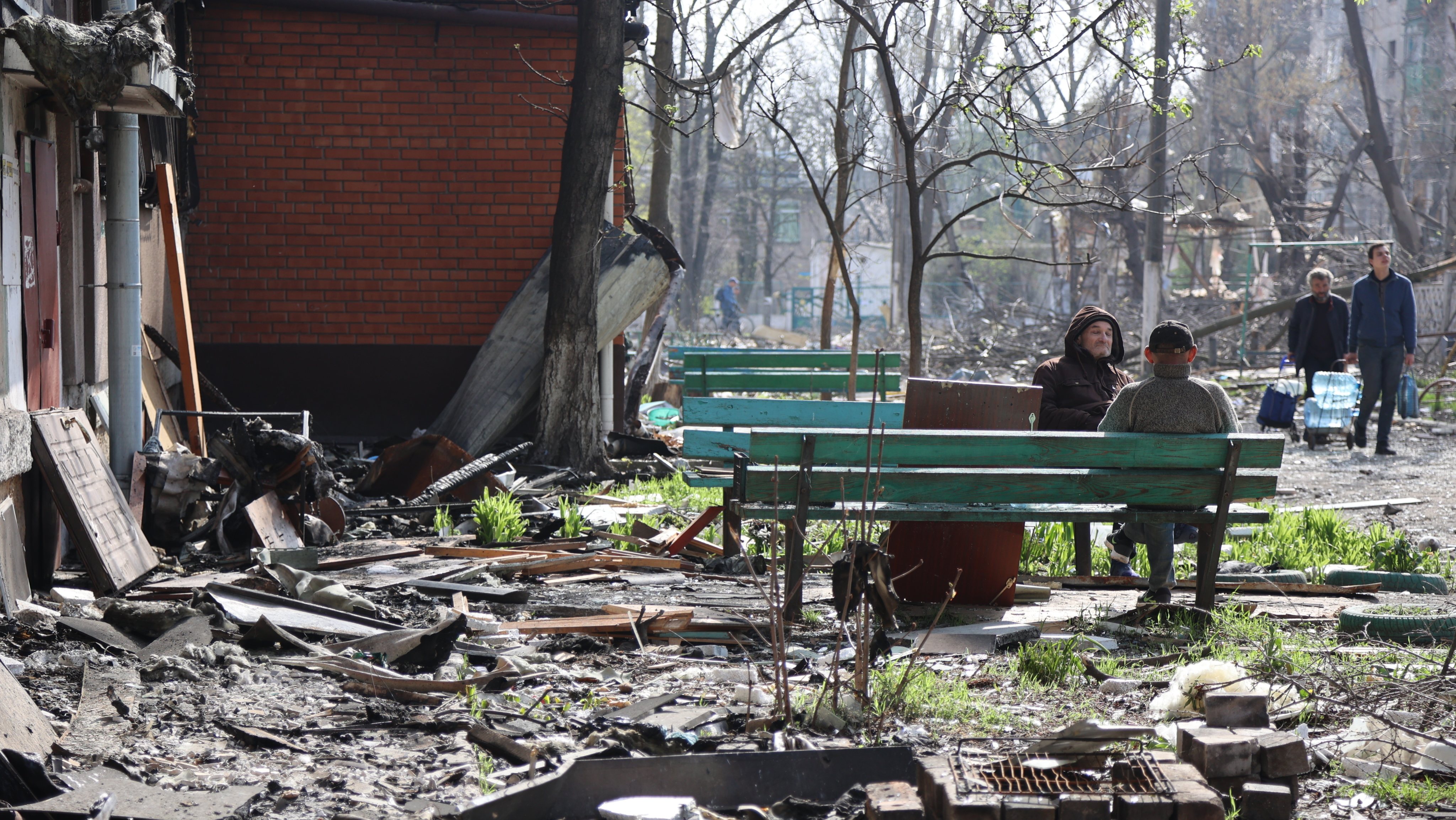 Destruction in Mariupol