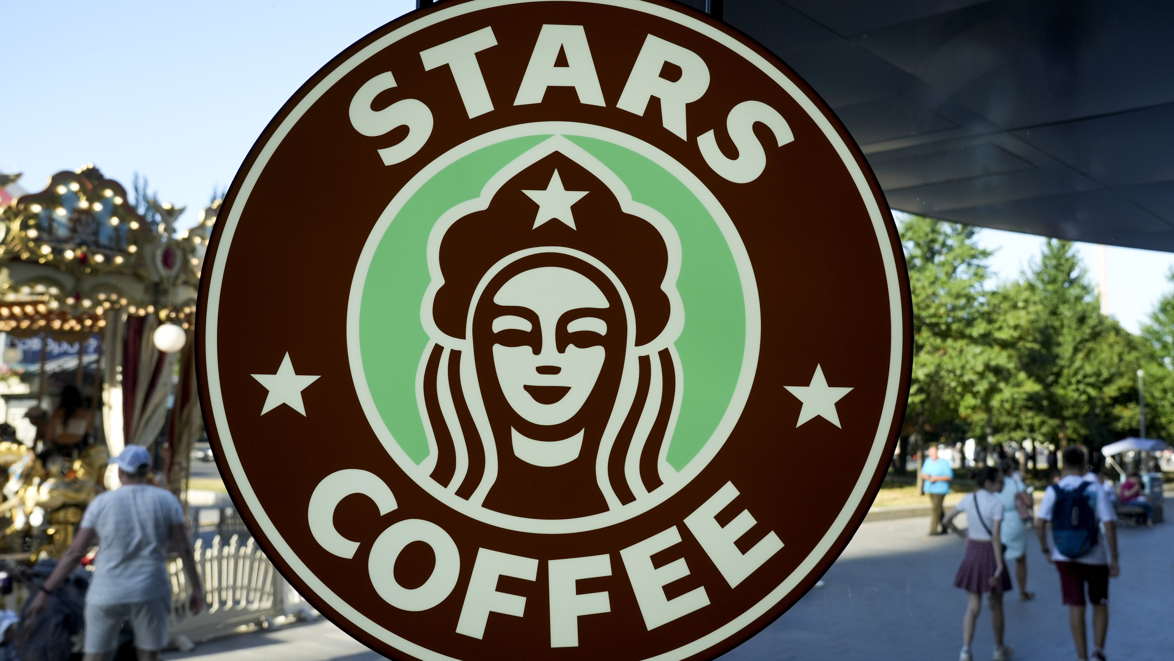 Former Starbucks coffee shops reopened as Stars Coffee in Russia