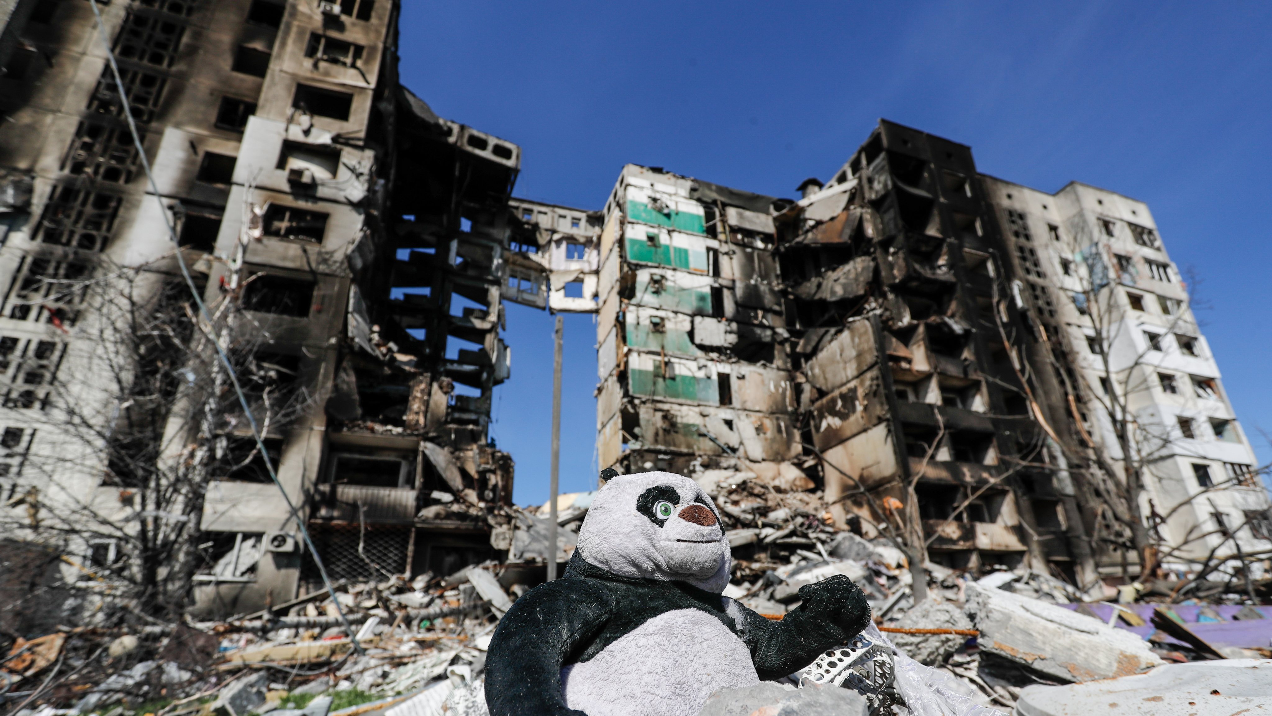 Devastation In Borodyanka Amid Russian Invasion Of Ukraine