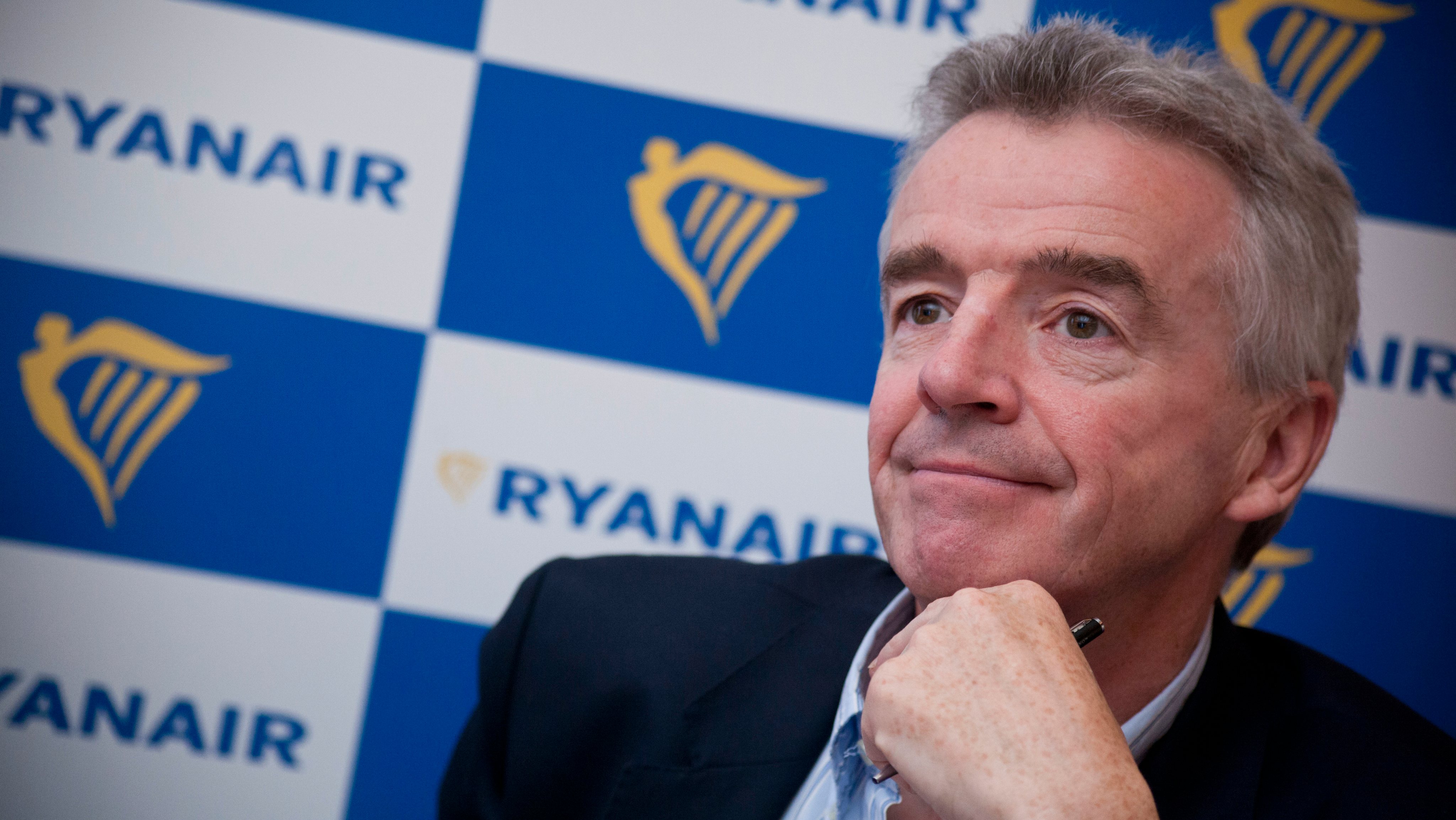 Press Conference of Michael O&#039;Leary CEO of Ryanair