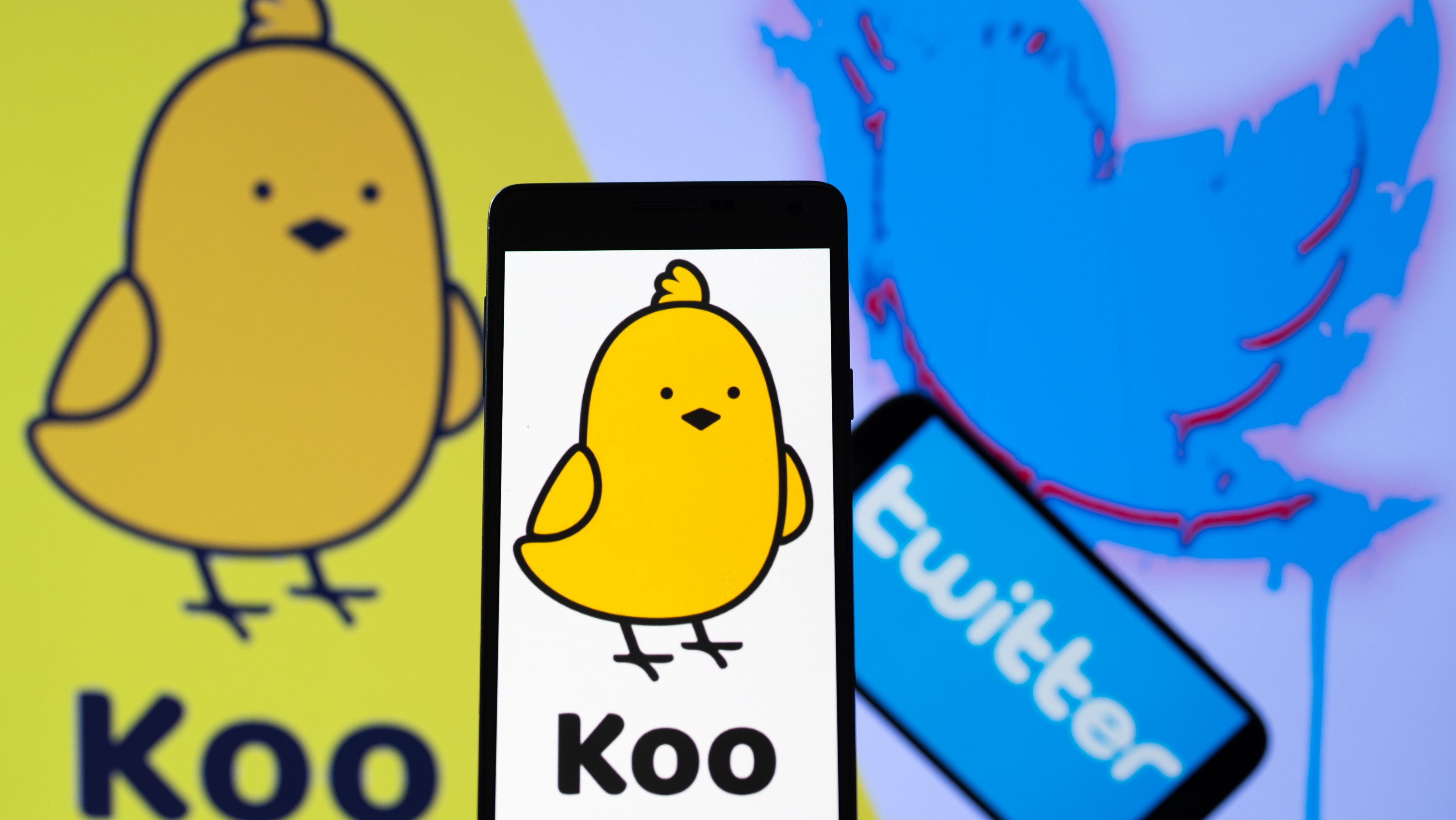 Koo VS Twitter Illustrations