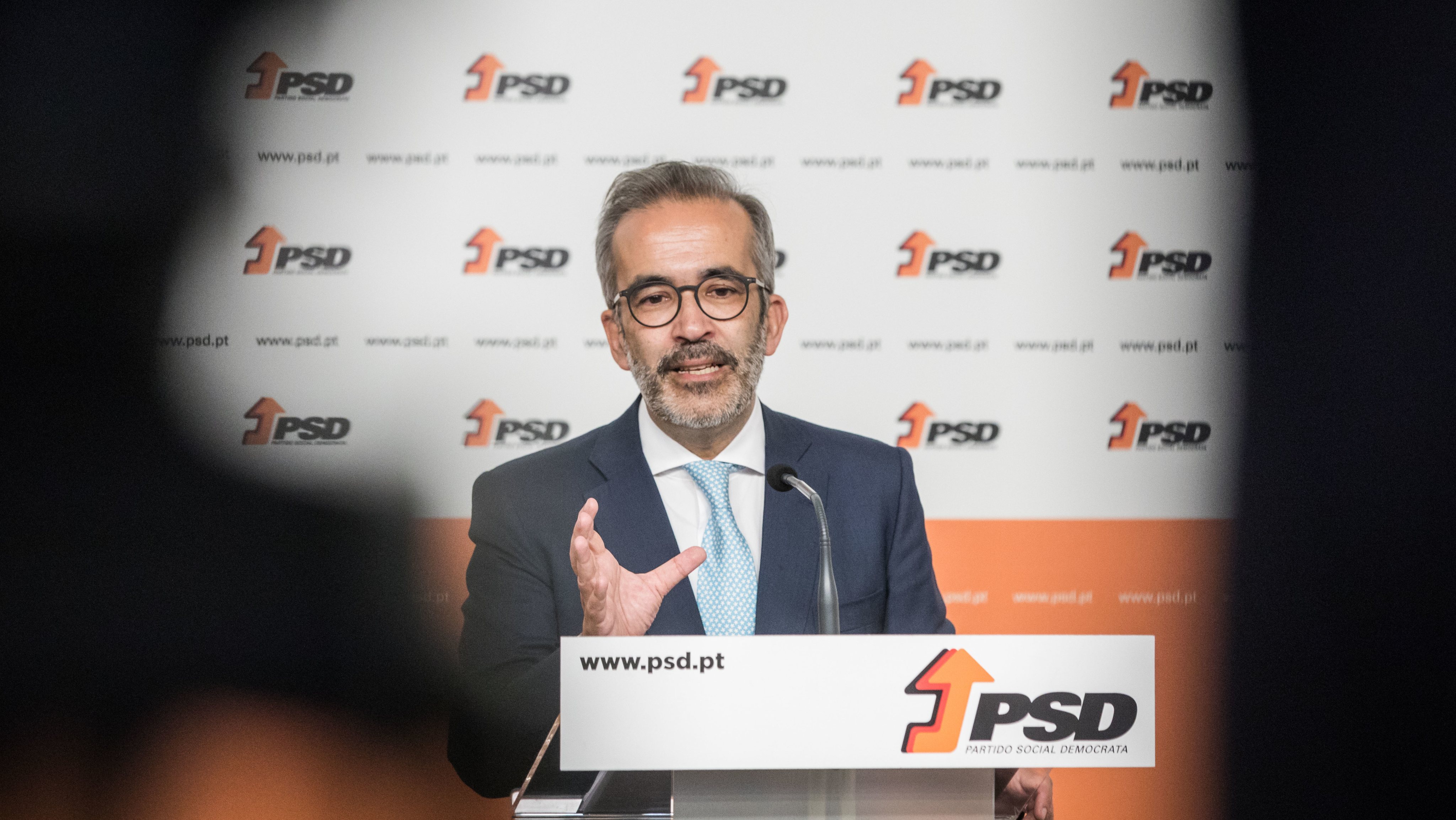 Apresentação oficial da candidatura de Paulo Rangel à presidência do Partido Social Democrata - PSD - na sede do partido. Lisboa, 22 de novembro de 2021. JOÃO PORFÍRIO/OBSERVADOR
