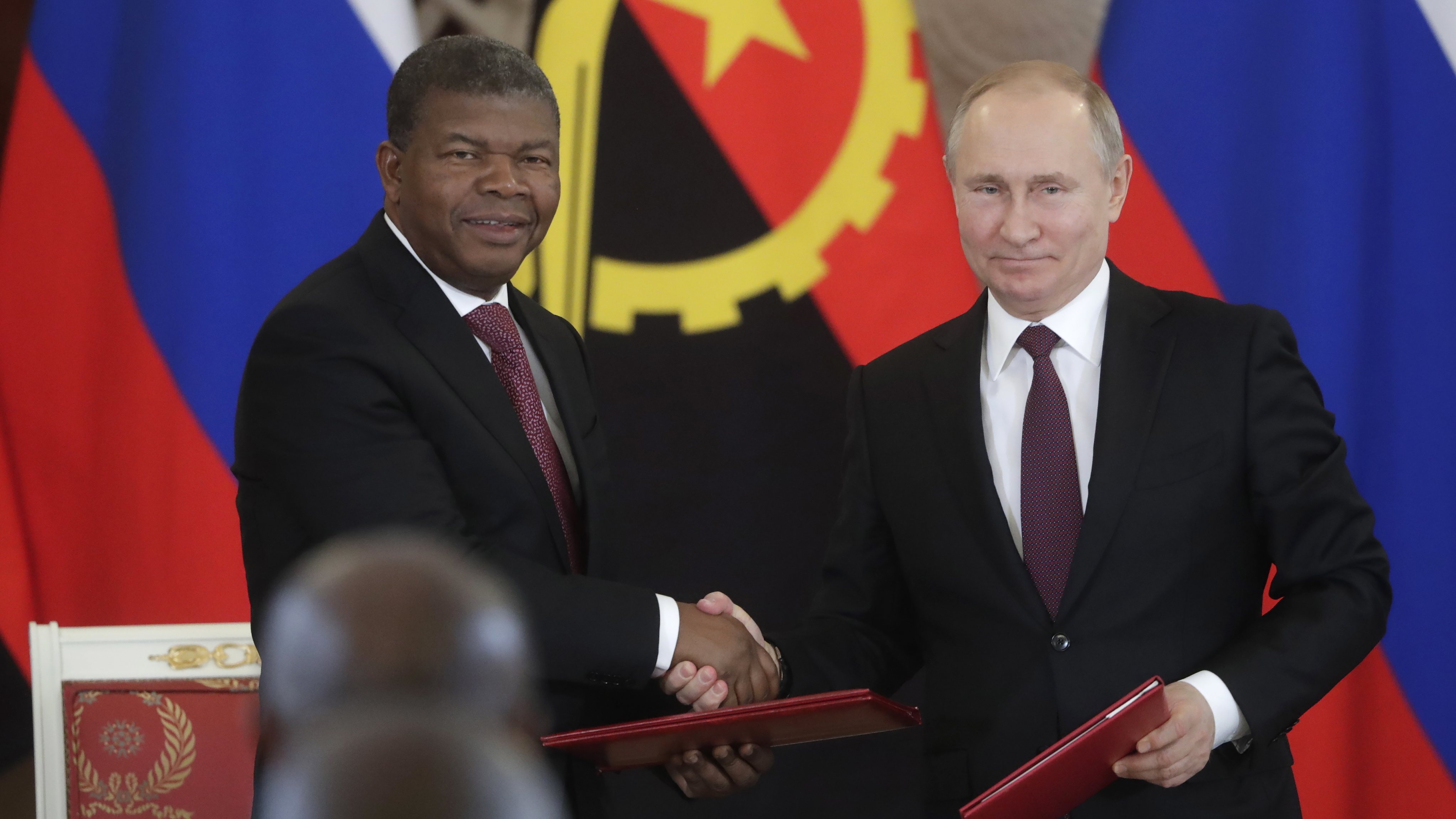 Presidents of Russia and Angola meet in Moscow
