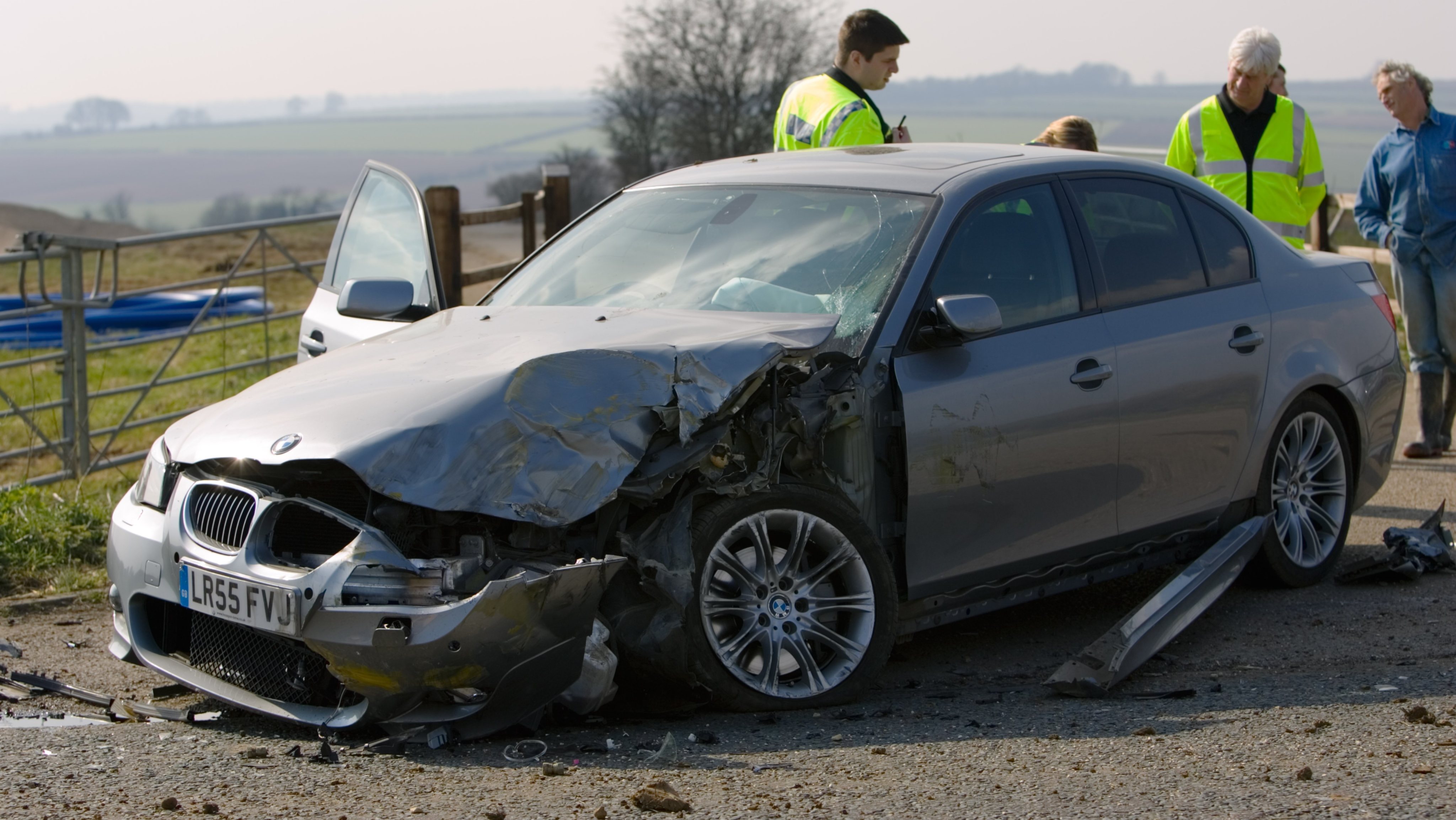Car Crash, Oxfordshire, UK