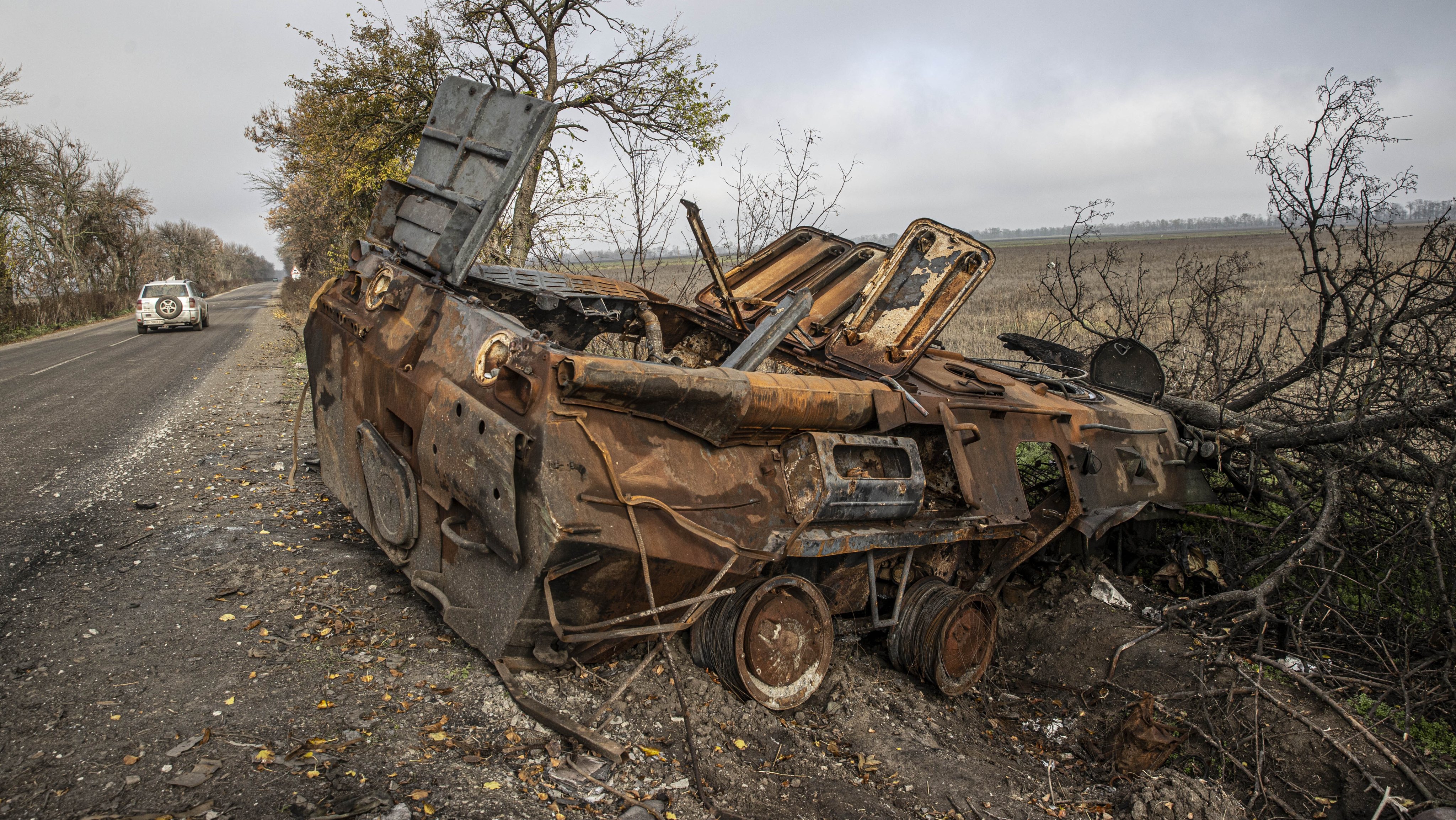 Recently recaptured villages of Kherson Oblast, Ukraine