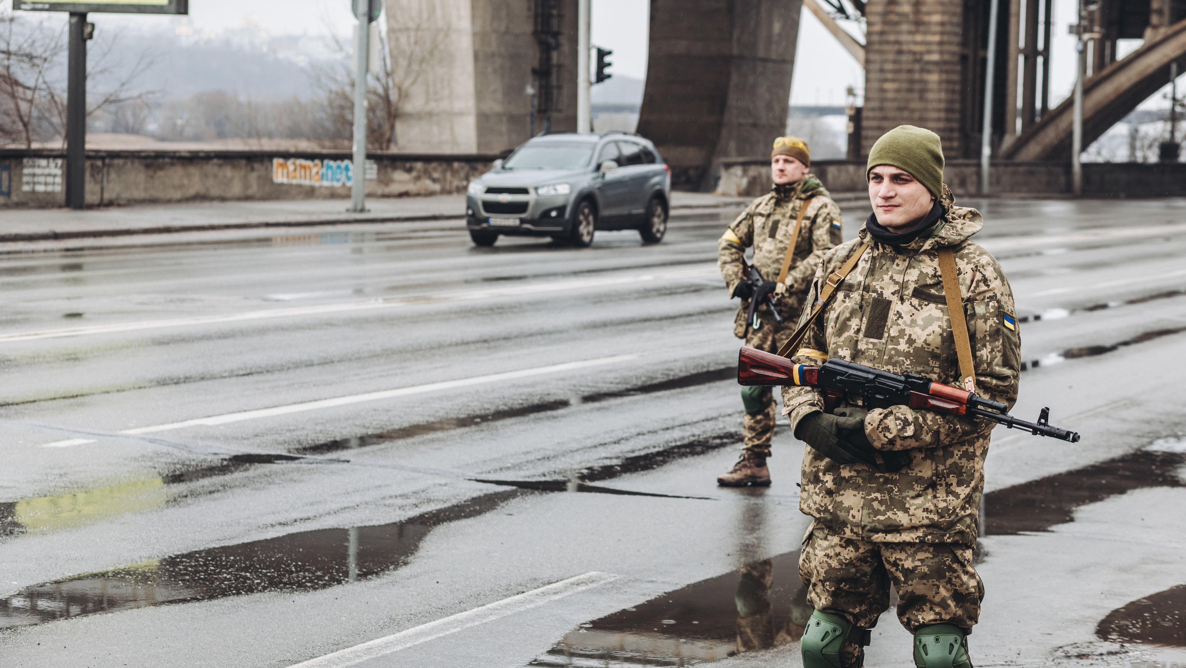 Ukrainian Soldiers And Civilians Control Kiev One Week After Russia&#039;s Attack On Ukraine