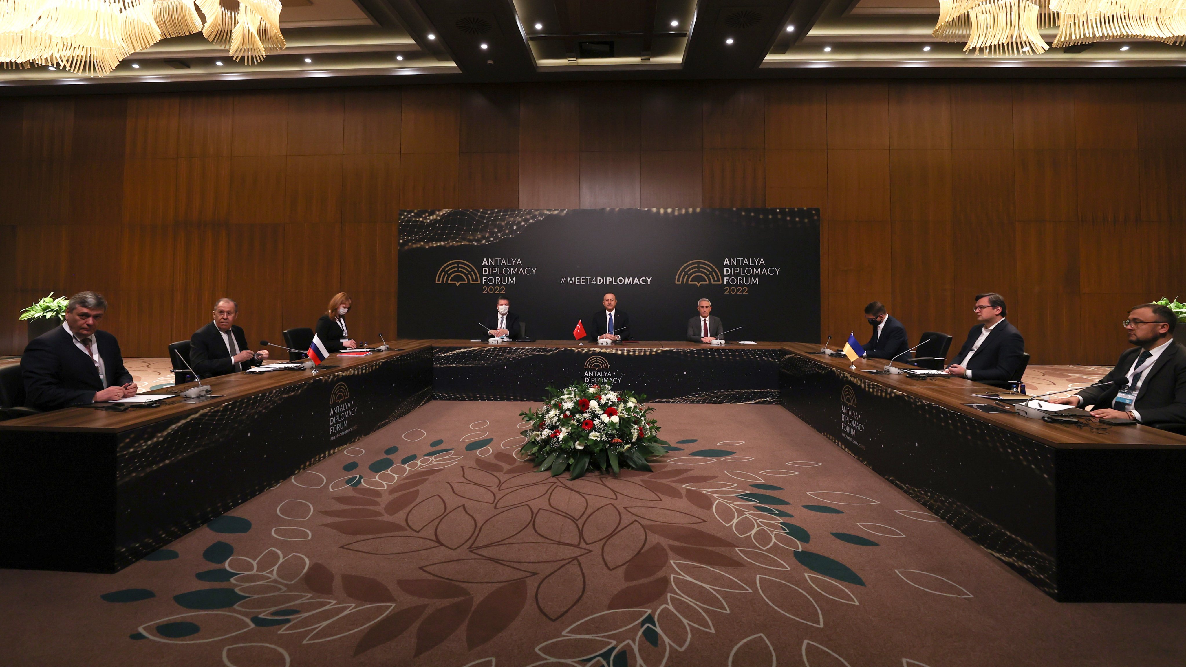 Russia-Turkiye-Ukraine tripartite Foreign Ministers meeting in Antalya