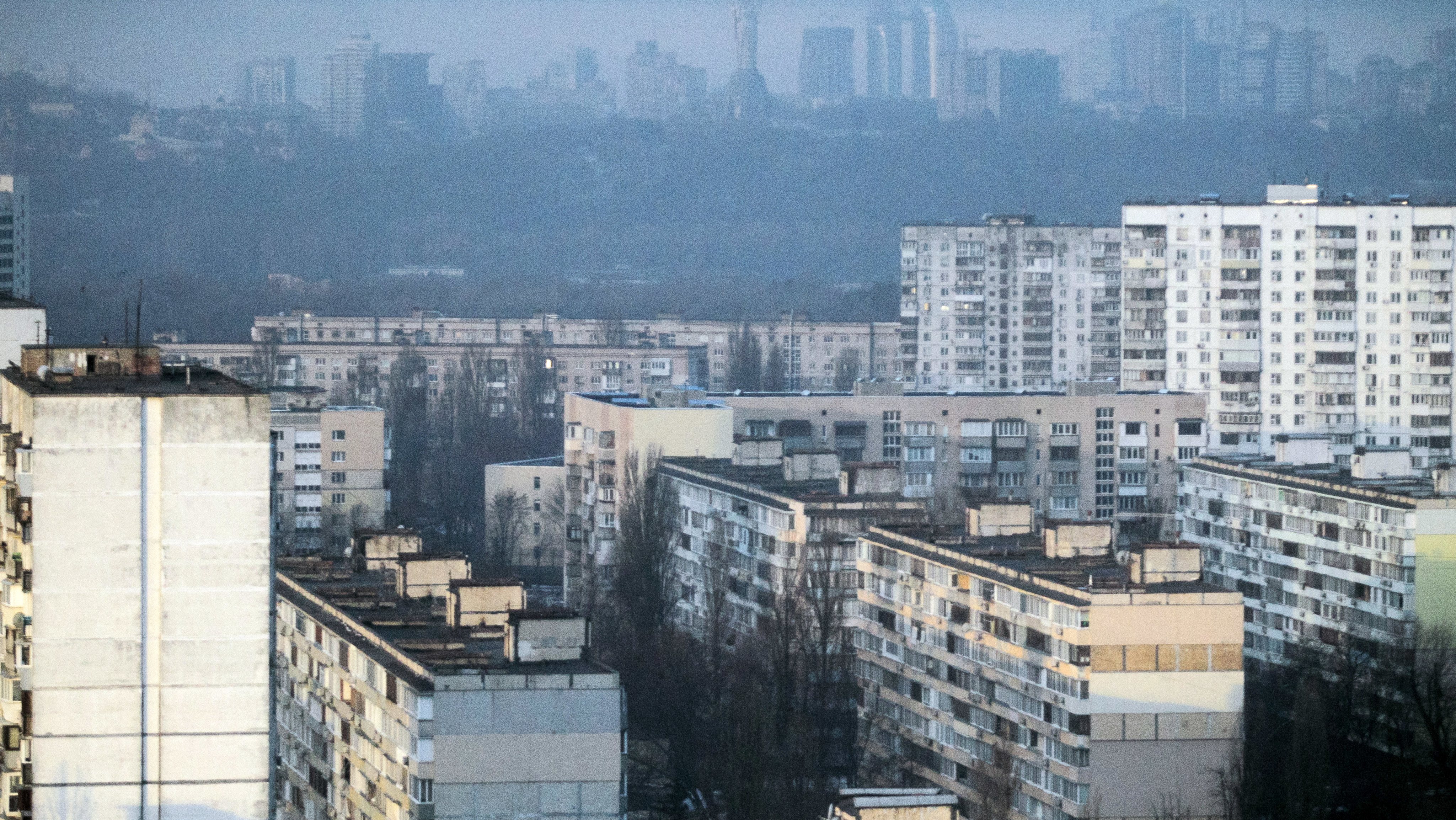 Kyiv in morning on March 12, 2022
