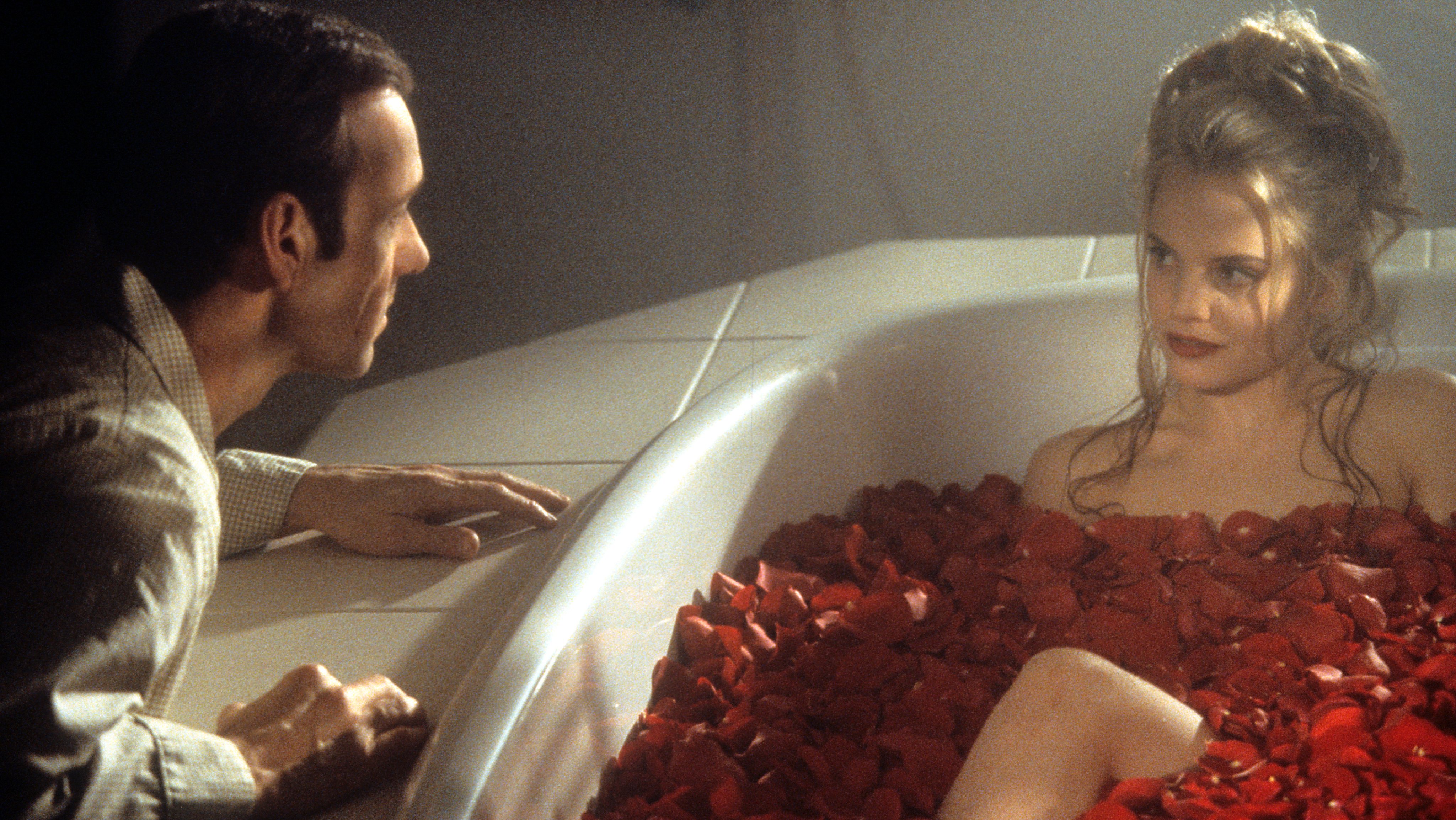 Kevin Spacey And Mena Suvari In &#039;American Beauty&#039;