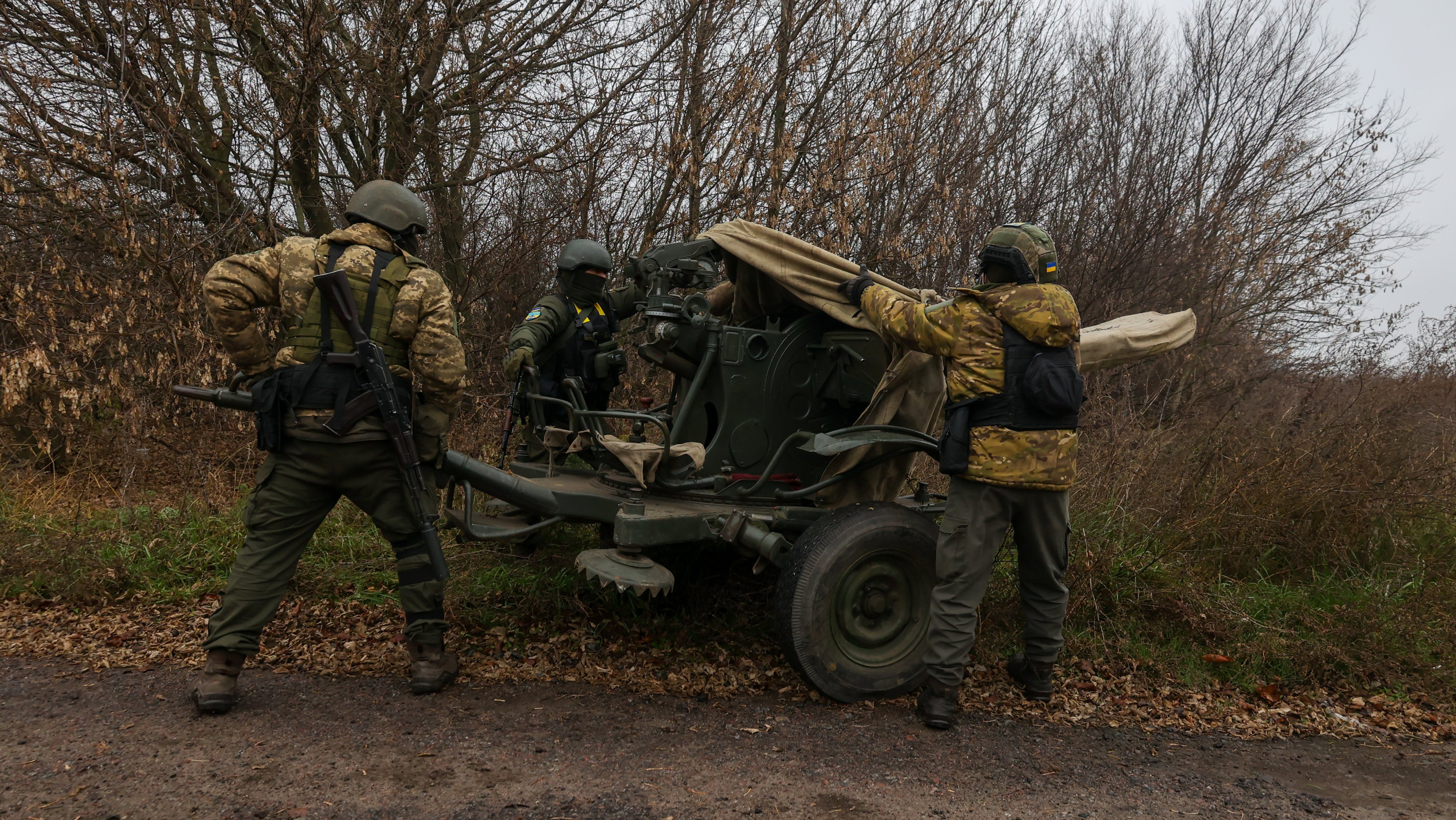 Air defense unit of the National Guard of Ukraine set up positions near the border with Russia