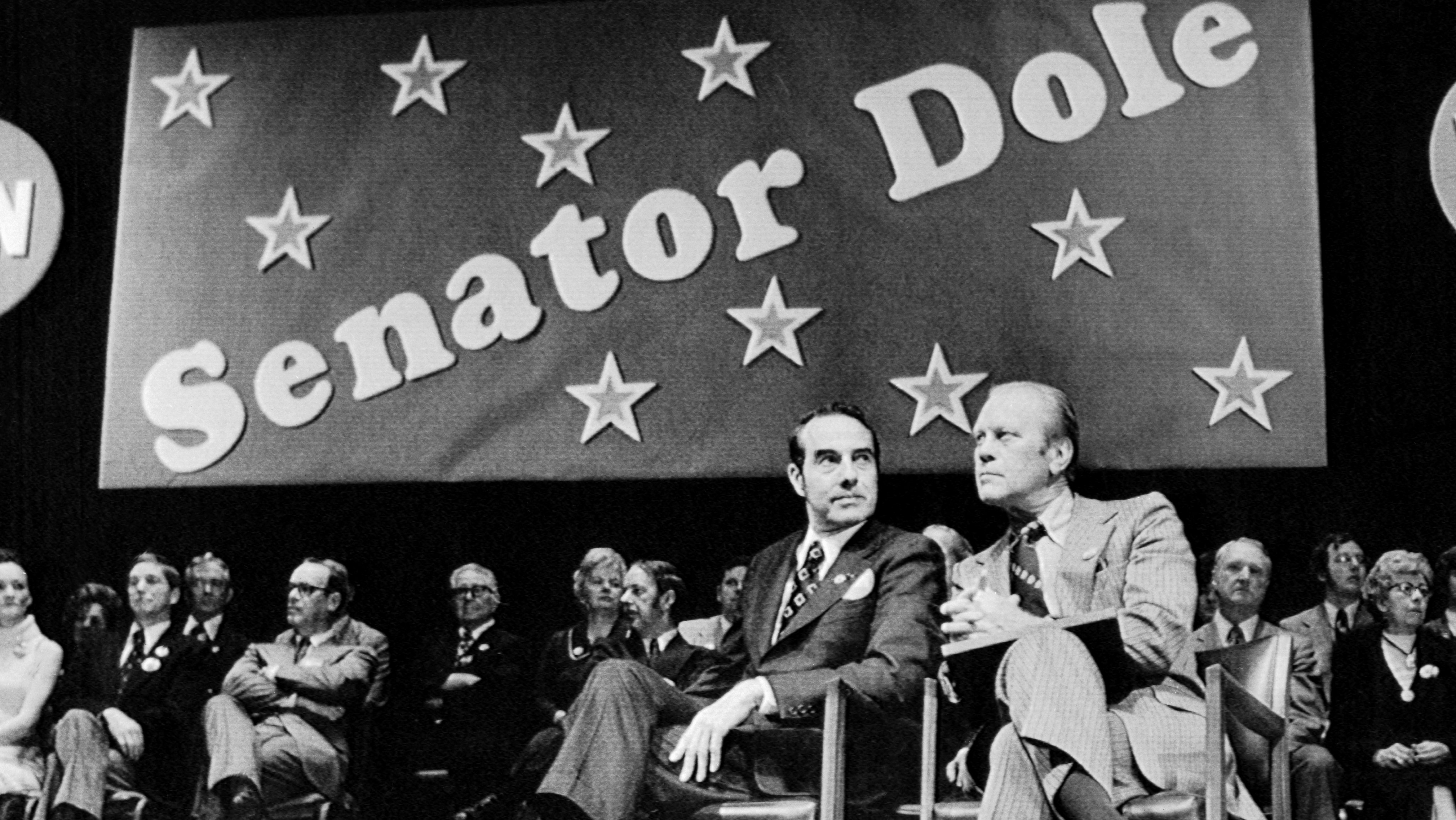 Bob Dole and Gerald Ford