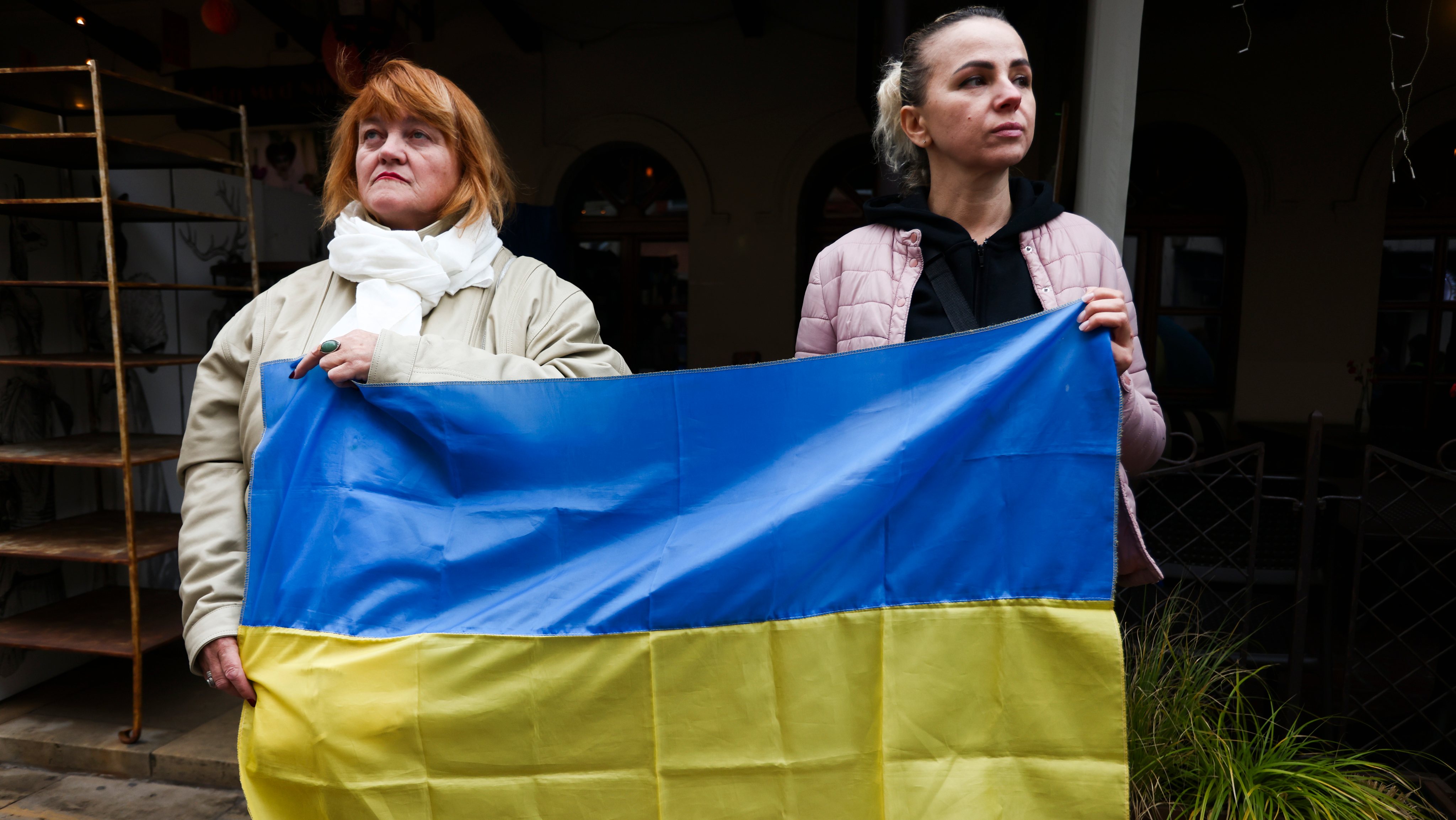 Solidarity With Ukraine Demonstration In Poland
