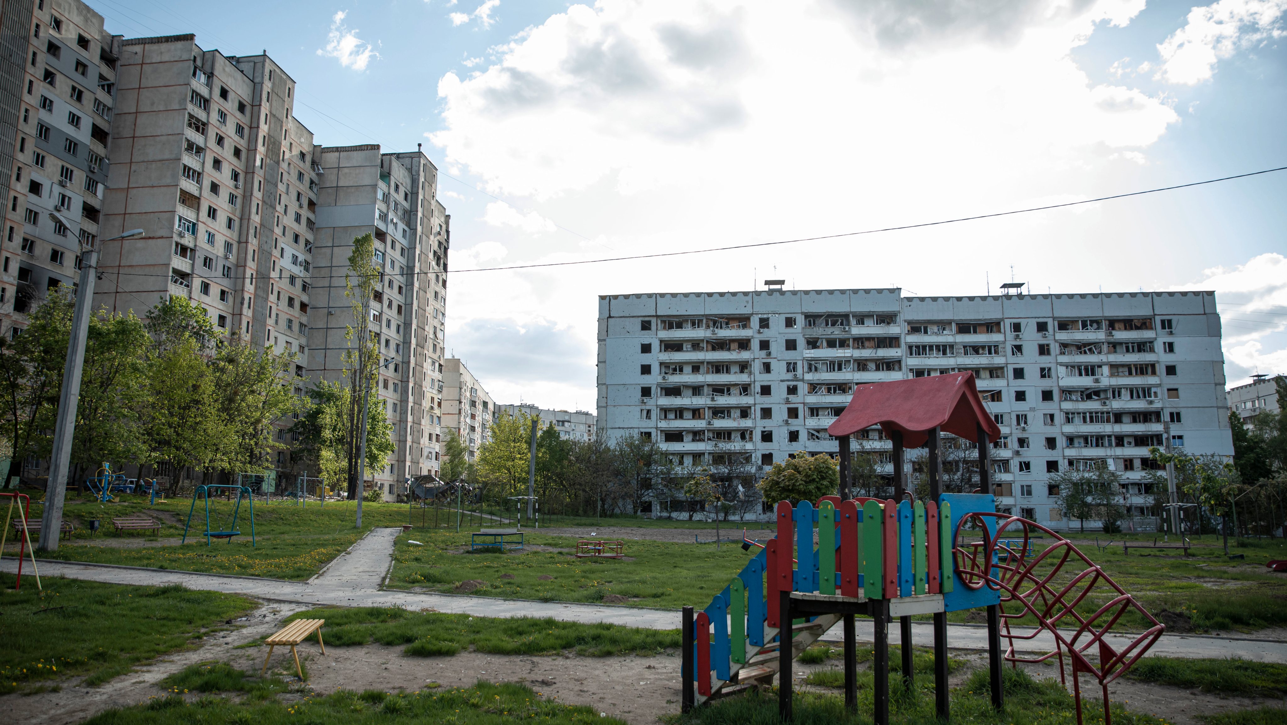 A cidade de Kharkiv, na Ucrânia