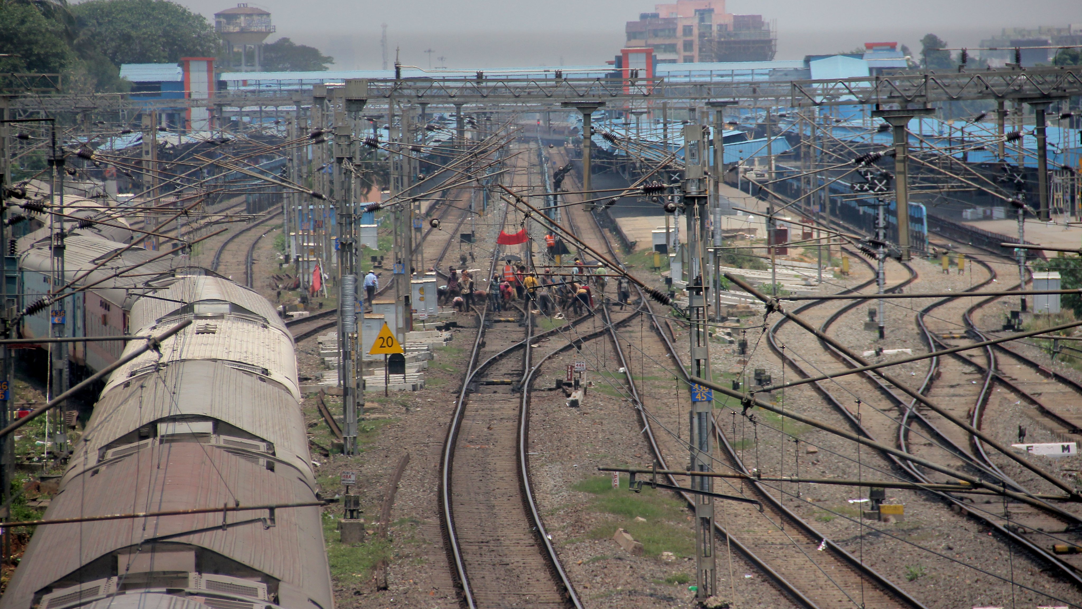 Linha de comboio em Odisha foi alvo de reparações no final do mês de abril