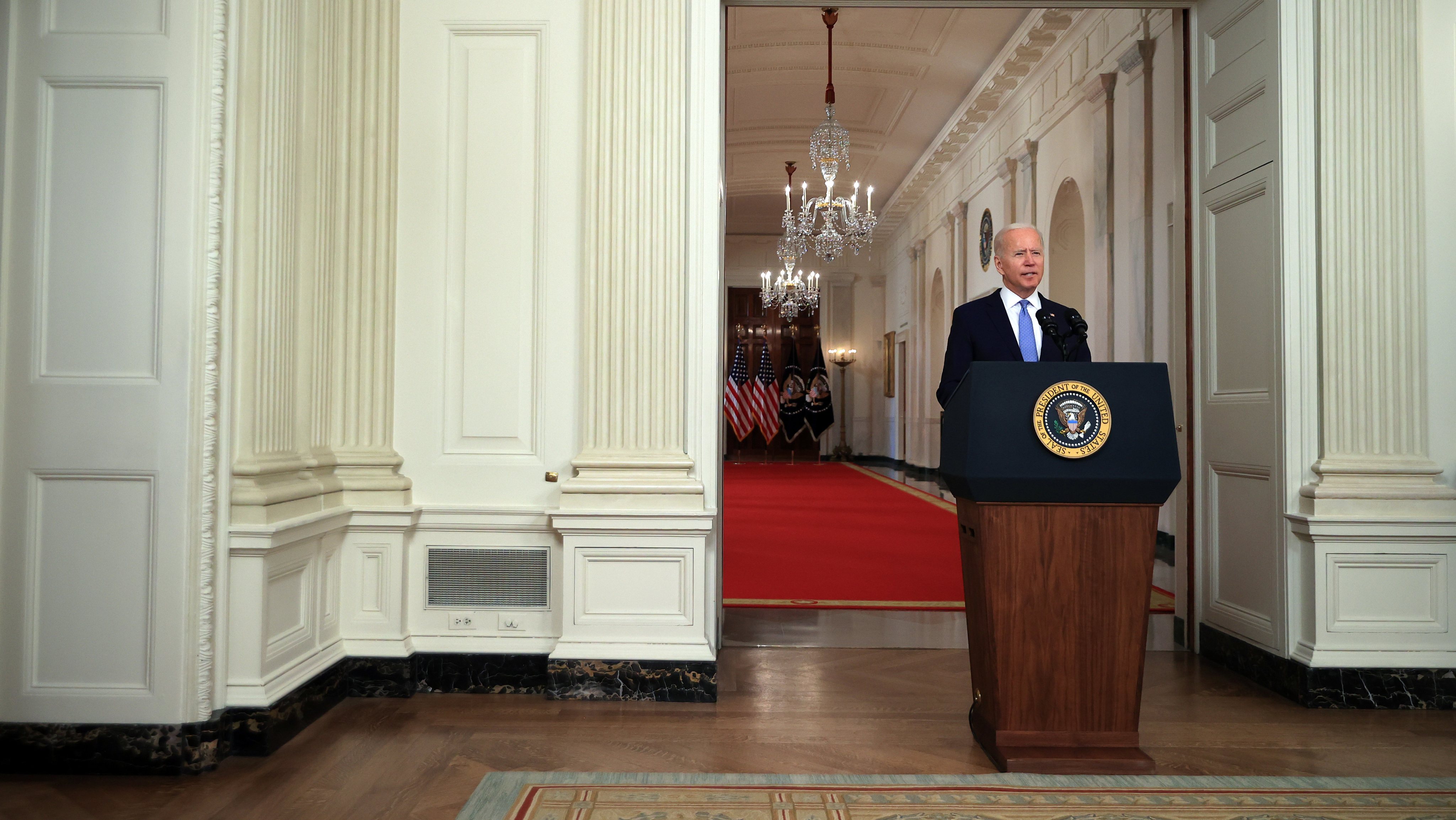President Biden&#039;s Delivers Remarks On Ending Afghanistan War