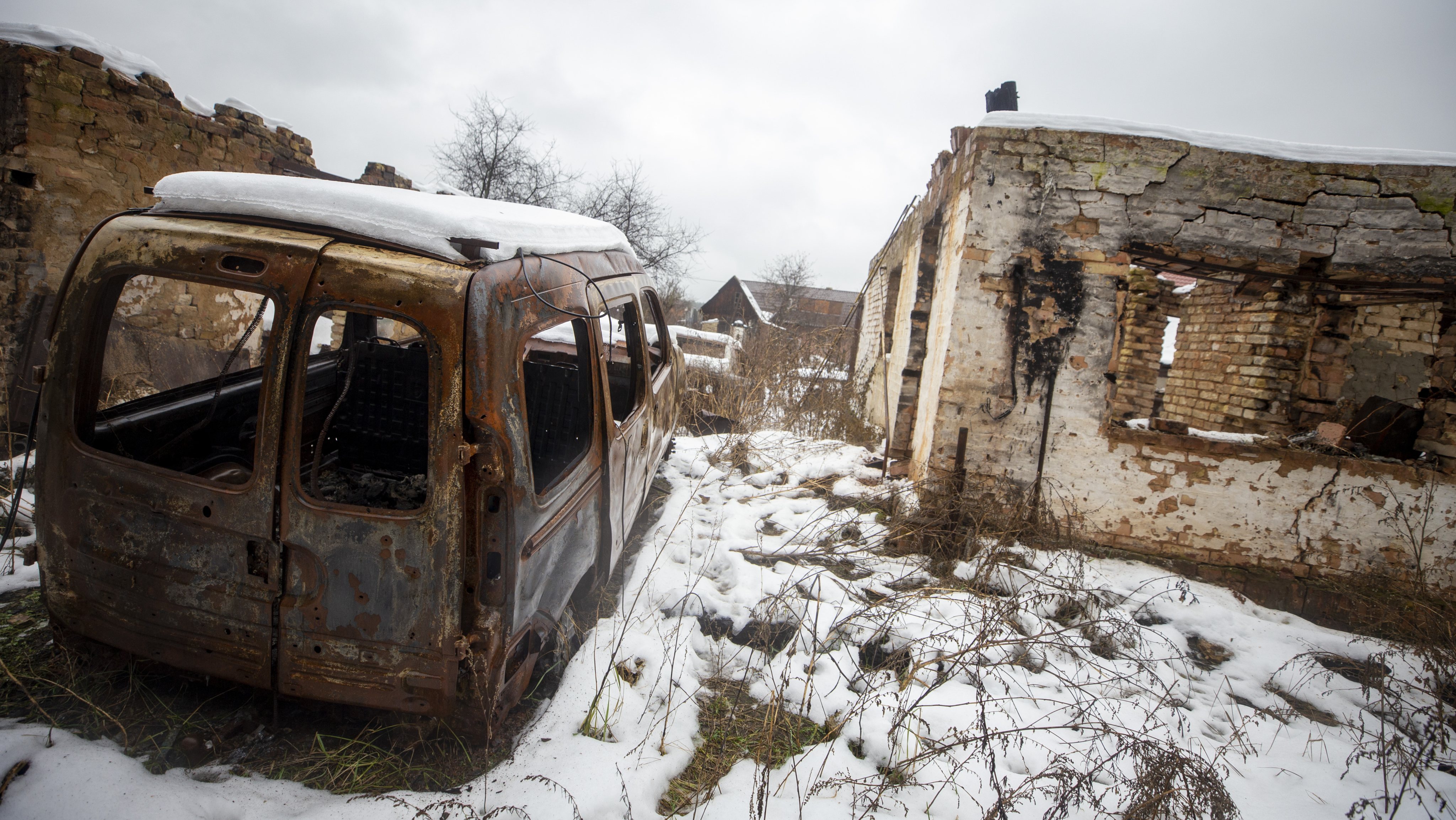 Daily life continues in Bucha amid Russia-Ukraine war