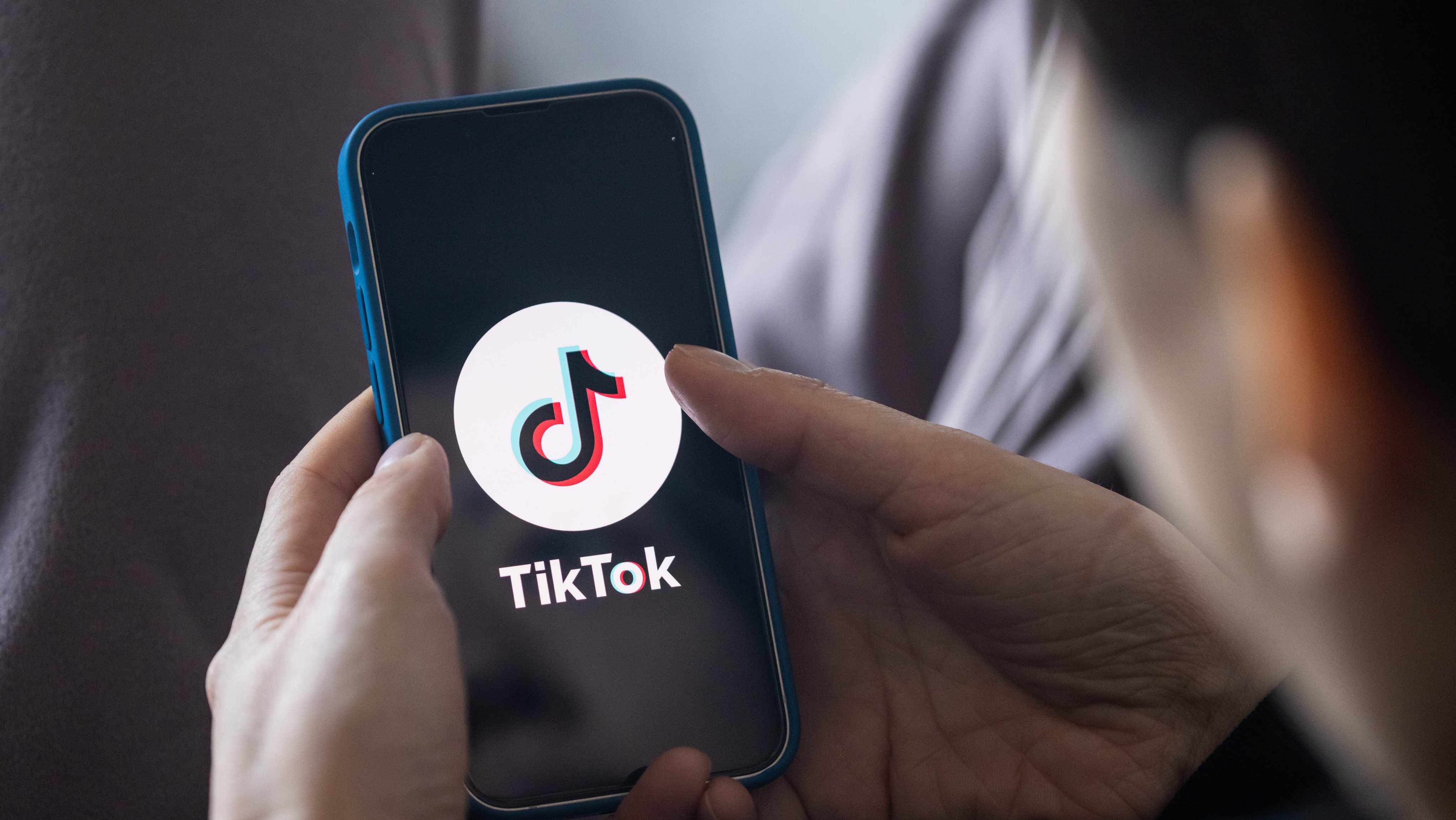 In this photo illustration, a TikTok App Logo is displayed